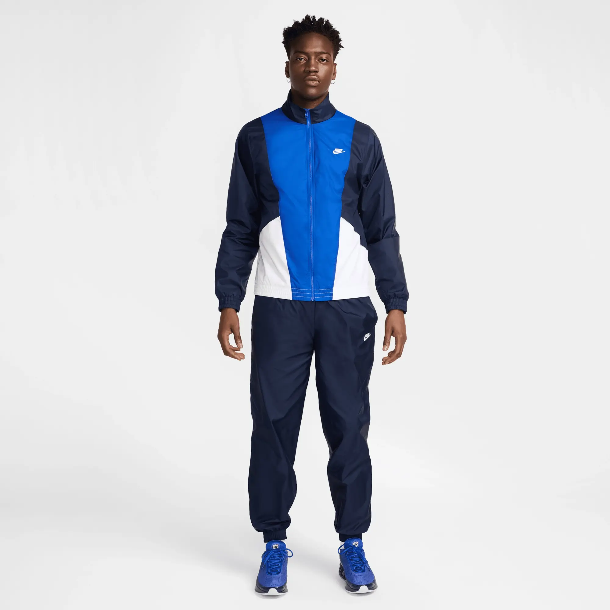 Nike Club Men's Woven Tracksuit - Blue - Nylon