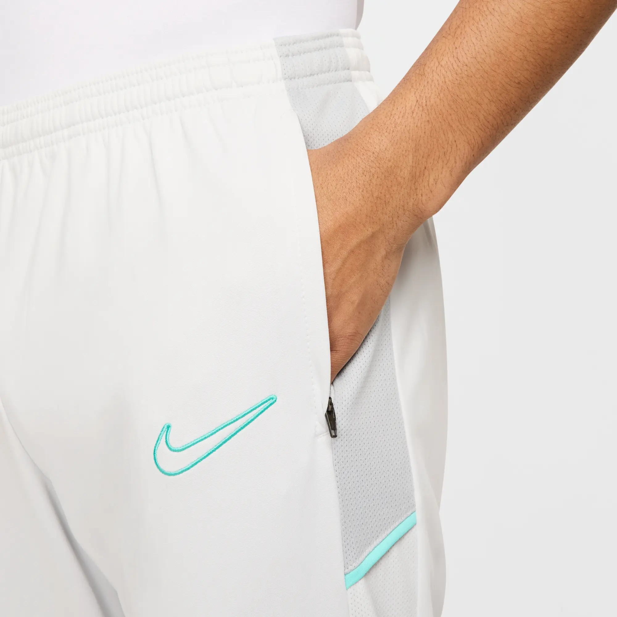Nike Academy Men's Dri-FIT Football Pants - Grey - Polyester