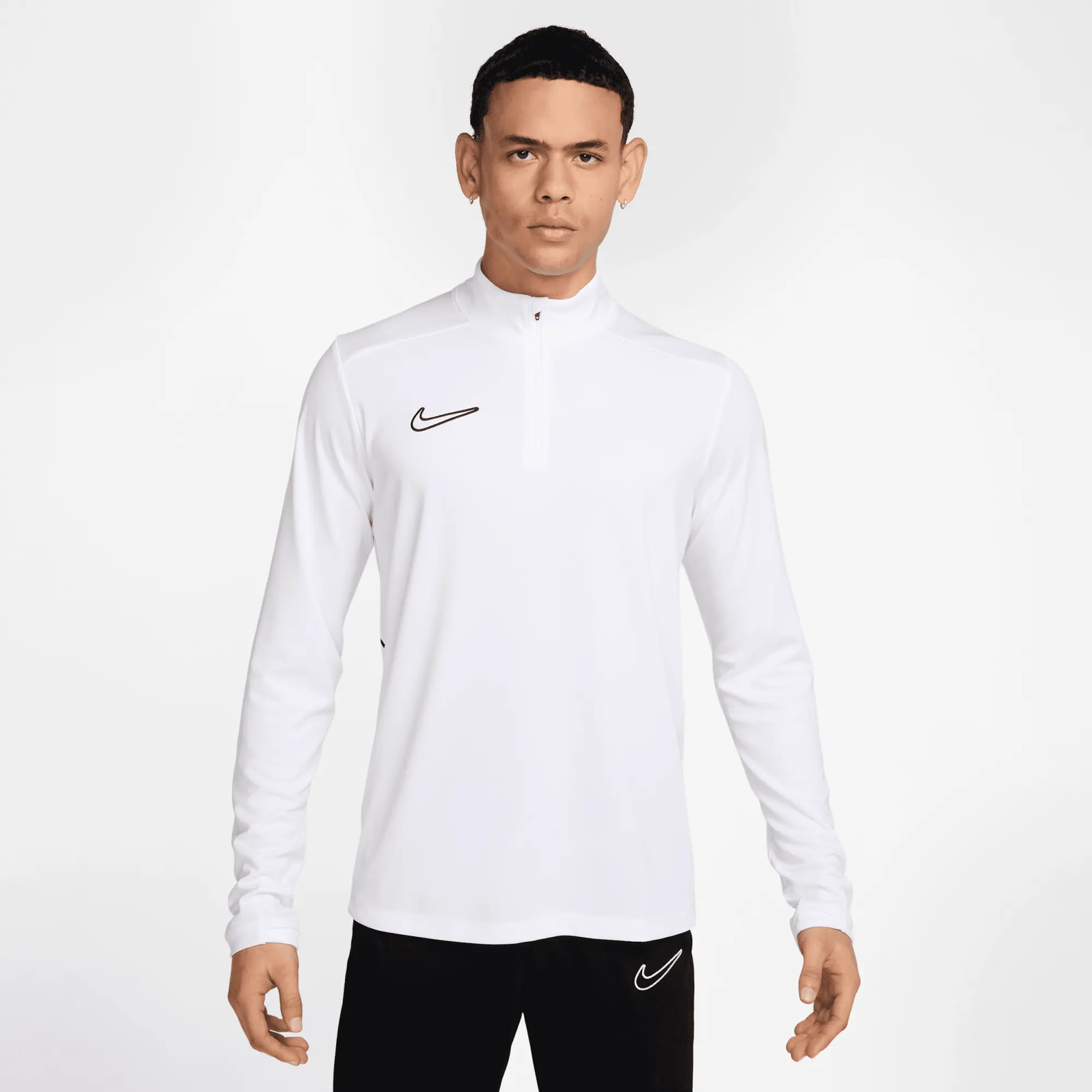 Nike Academy Men's Dri-FIT Football Drill Top - White - Polyester