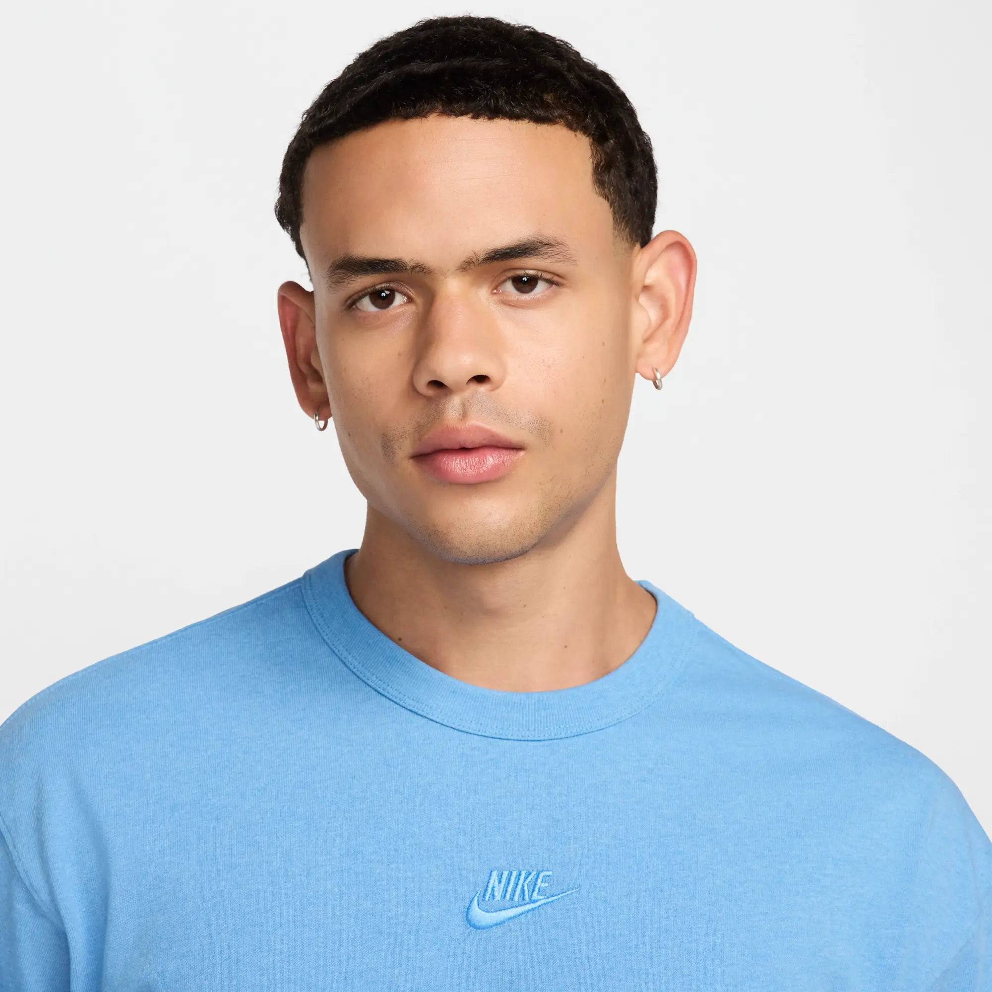 Nike Sportswear Premium Essentials Men's T-Shirt - Blue - Cotton