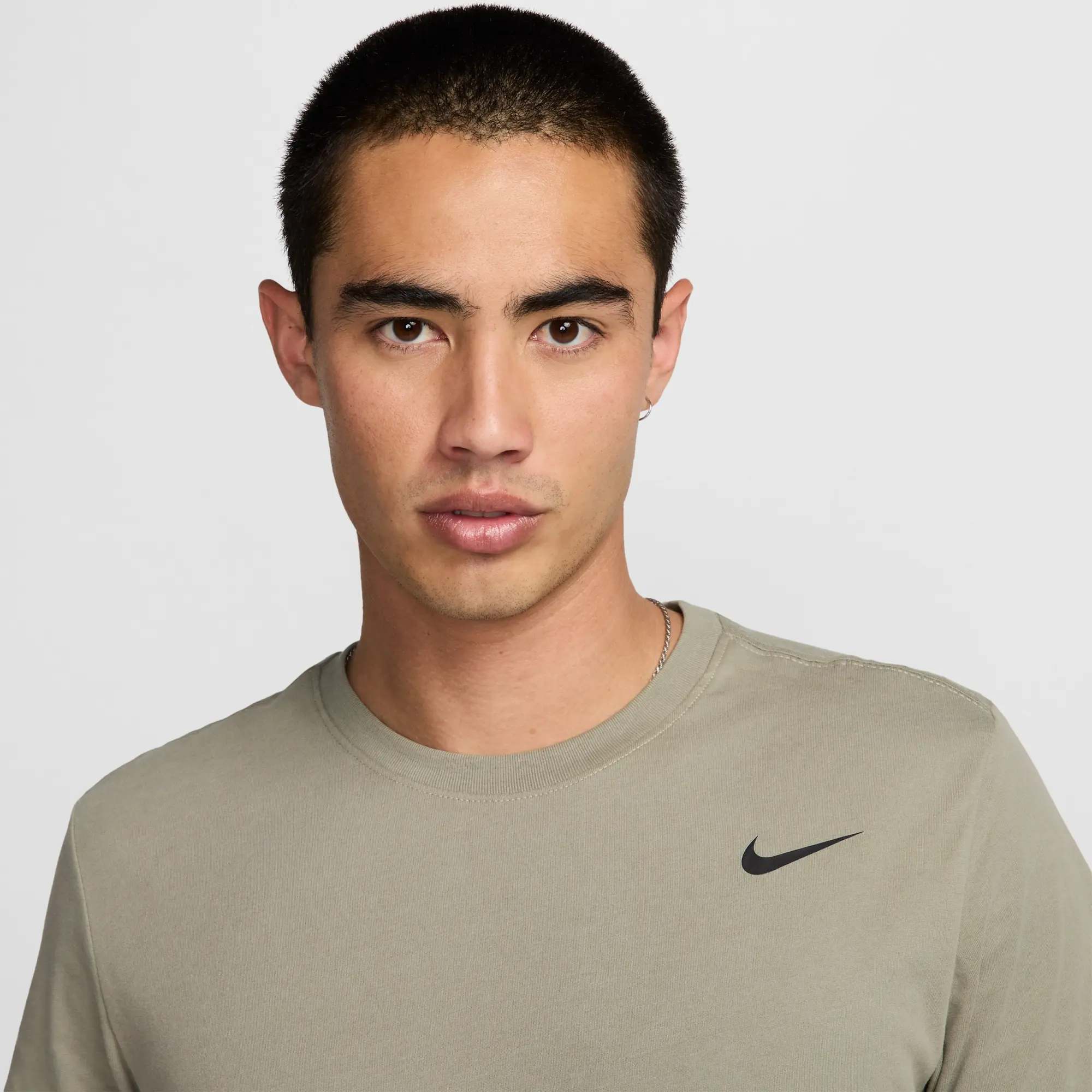 Nike Training Dri-Fit T-Shirt In Khaki-Green