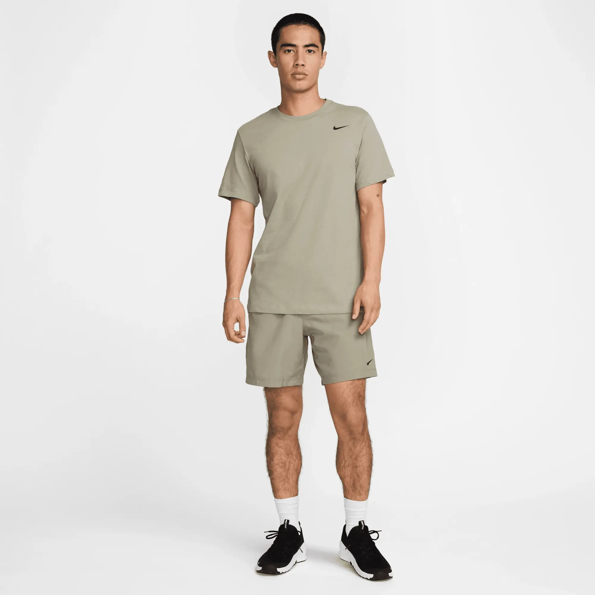 Nike Training Dri-Fit T-Shirt In Khaki-Green