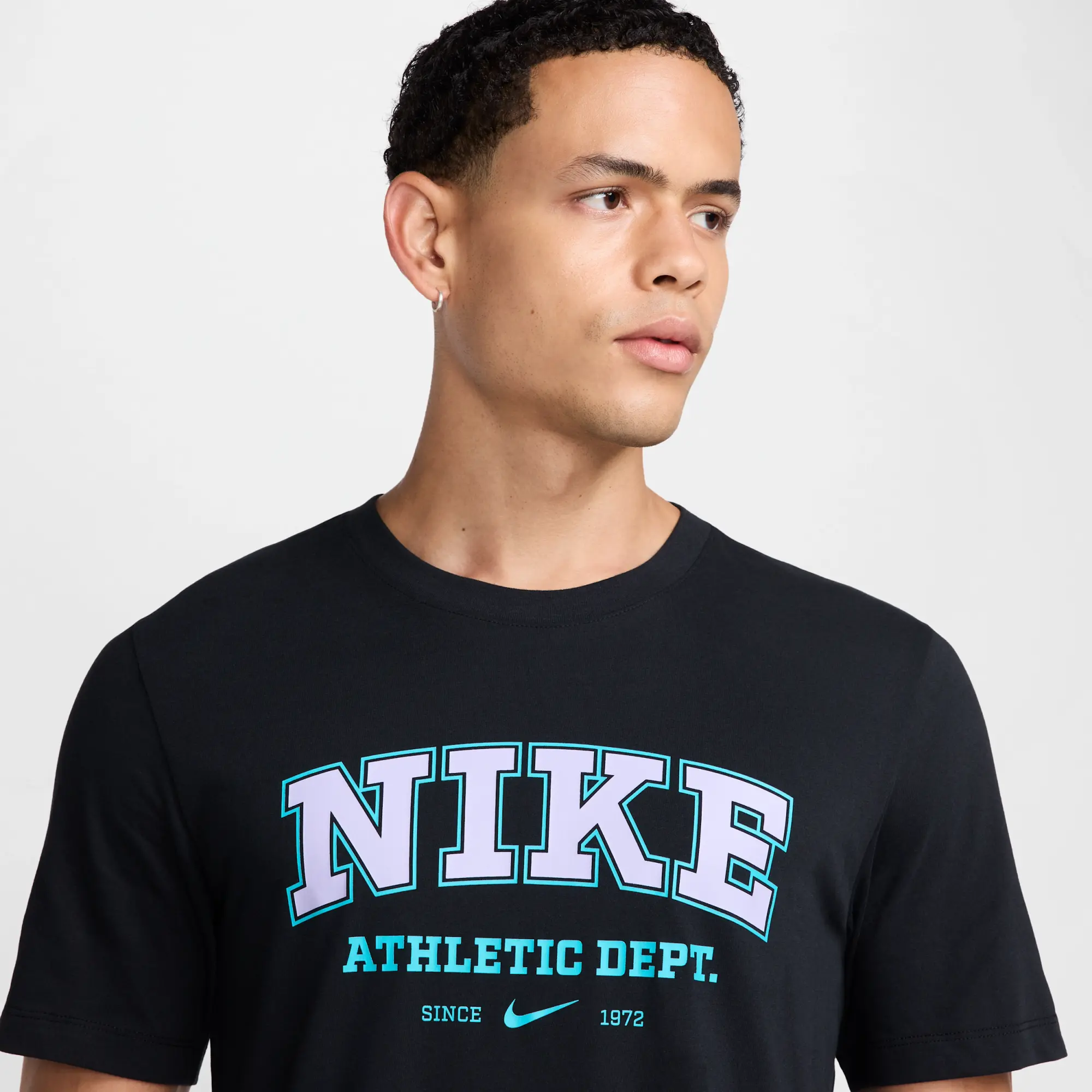 Nike Training Dri-Fit Slogan Short Sleeve T-Shirt In Black