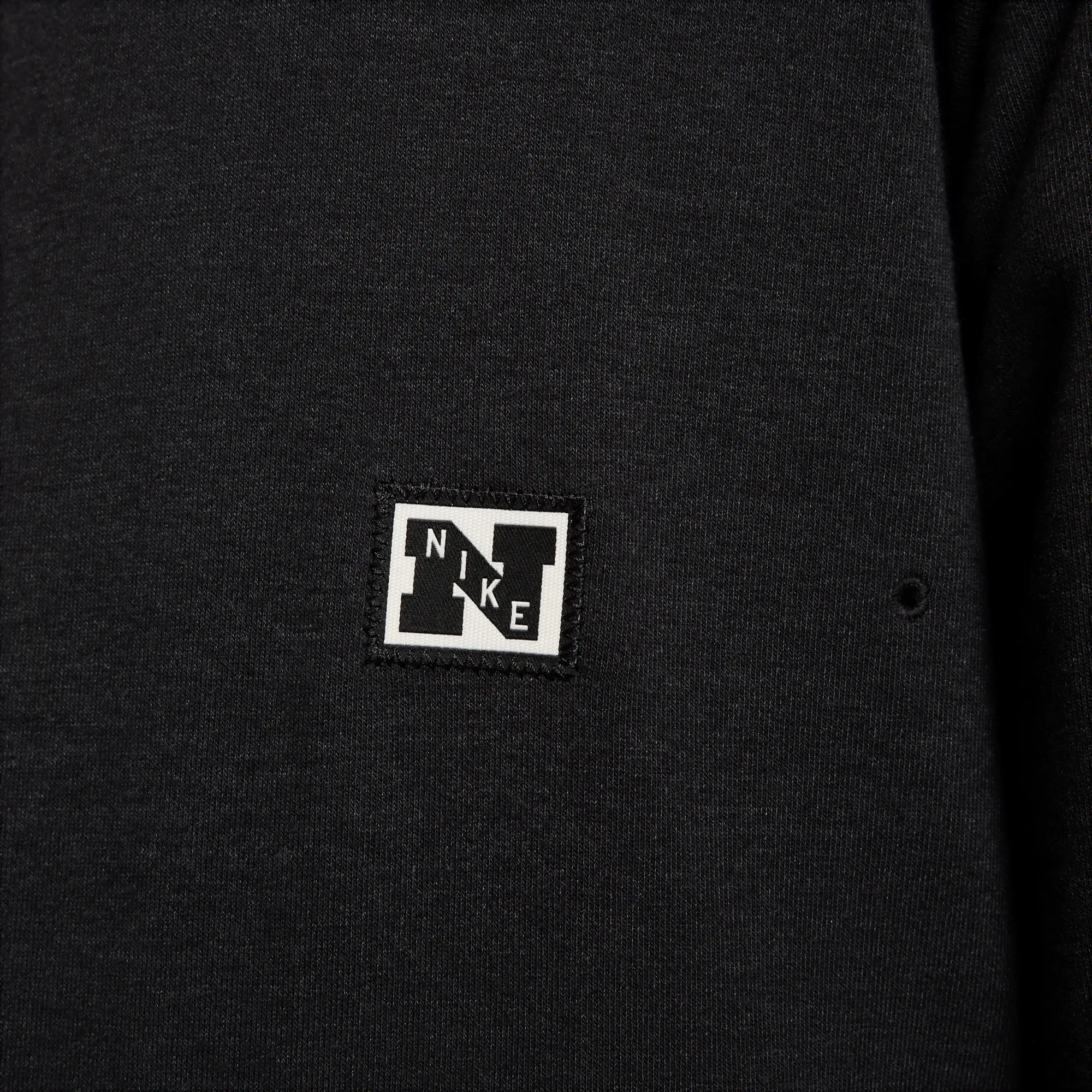 Nike Heritage Men's Dri-FIT Fleece Fitness Top - Black - Polyester/Cotton