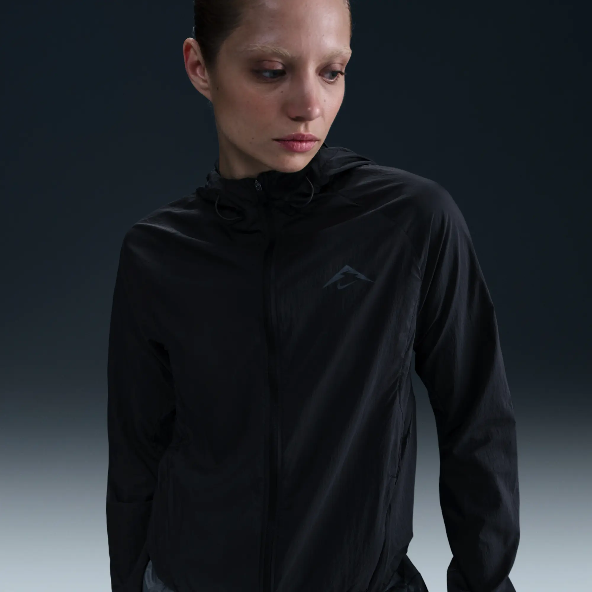 Nike Trail Women's Repel Running Jacket - Black - Nylon