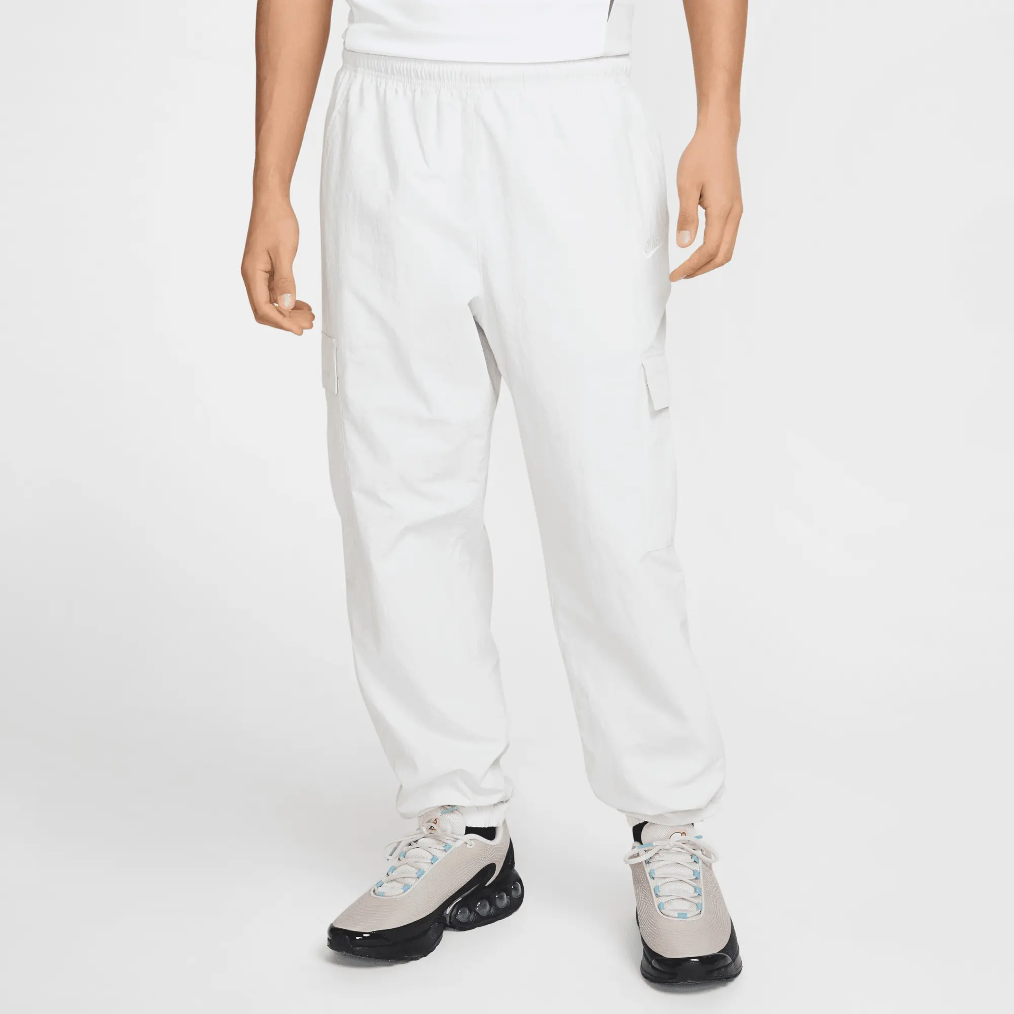 Nike Club Men's Woven Cargo Trousers - Grey - Nylon