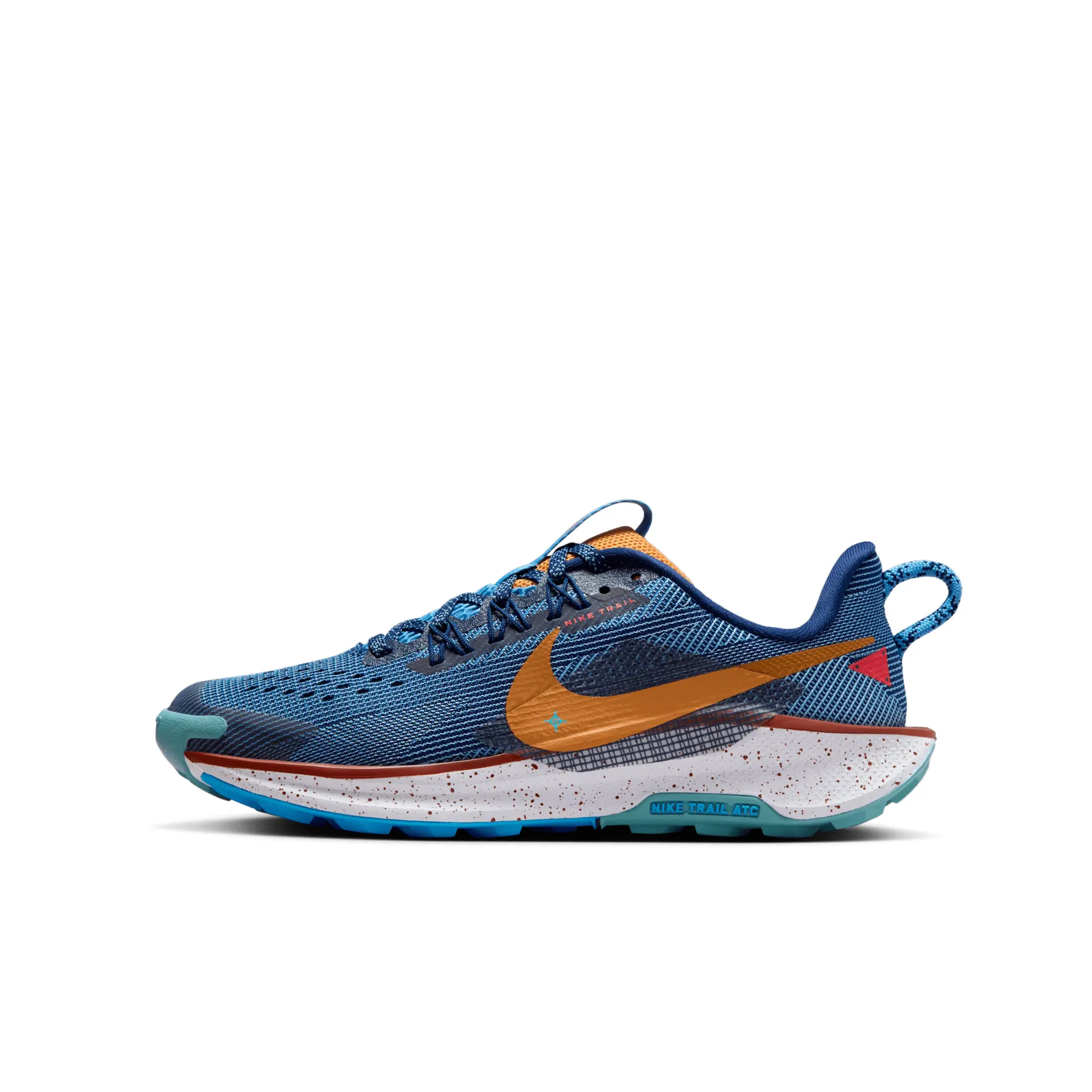 Nike navy multi pegasus trail 5 Youth trainers