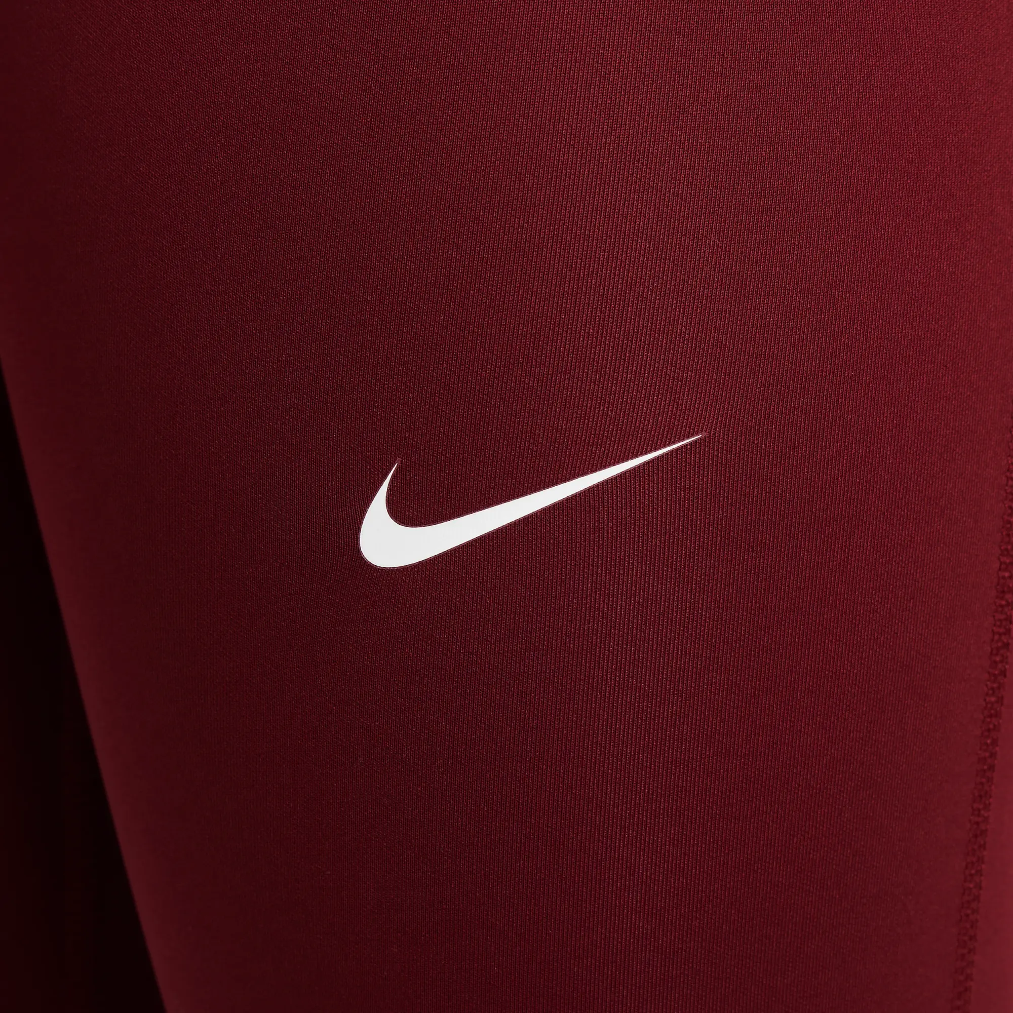 Nike Pro Dri-FIT Older Kids' (Girls') Leggings - Red - Polyester/Elastane