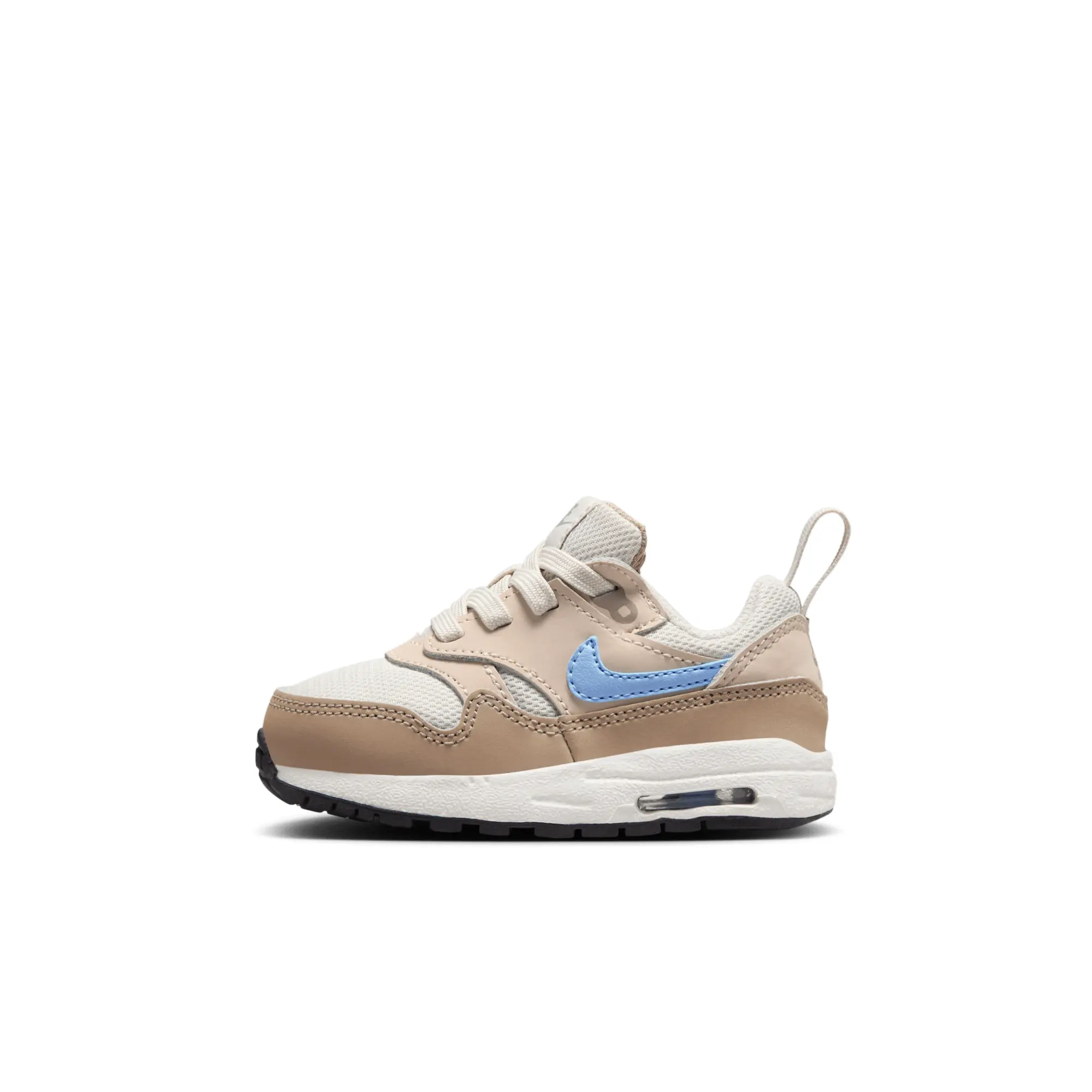 Nike Air Max 1 EasyOn Baby/Toddler Shoes - Grey