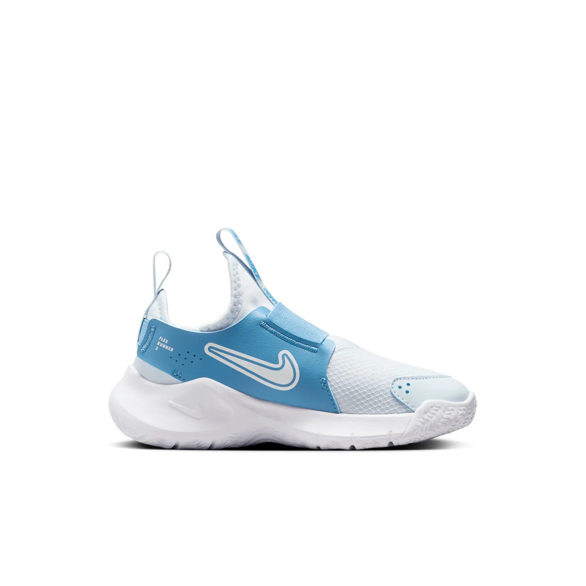 Nike Younger Kids Flex Runner 3 Shoes in Blue/White