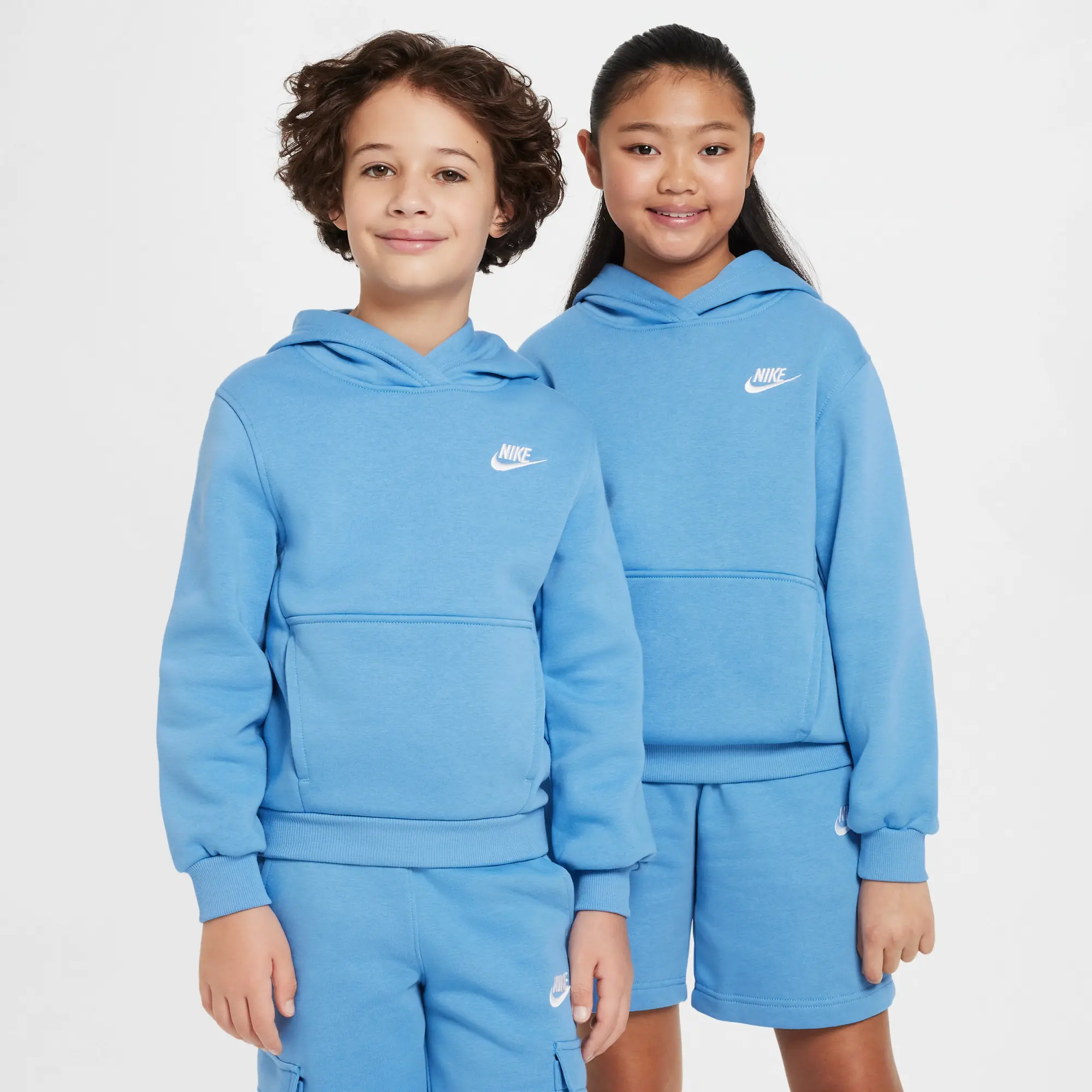 Nike Club Hoodie - Blue Beyond - Kids