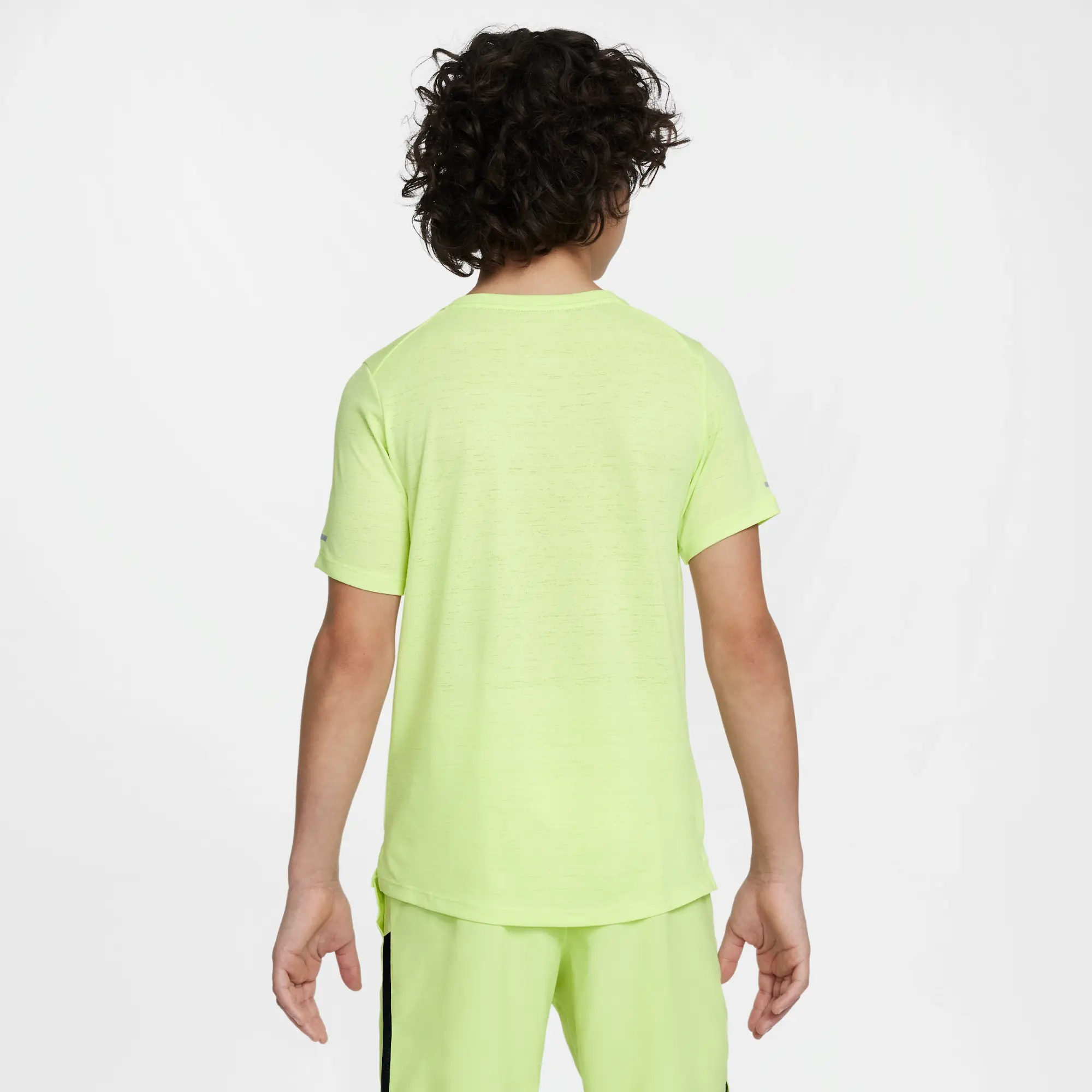 Nike Dri-FIT Miler Older Kids' (Boys') Training Top - Yellow - Polyester