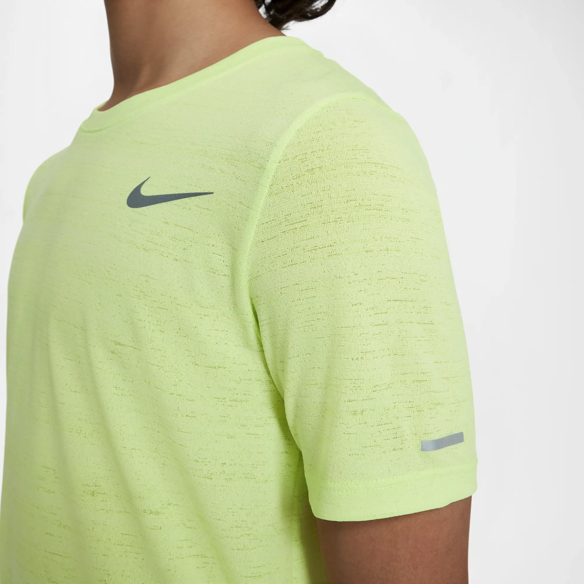 Nike Dri-FIT Miler Older Kids' (Boys') Training Top - Yellow - Polyester