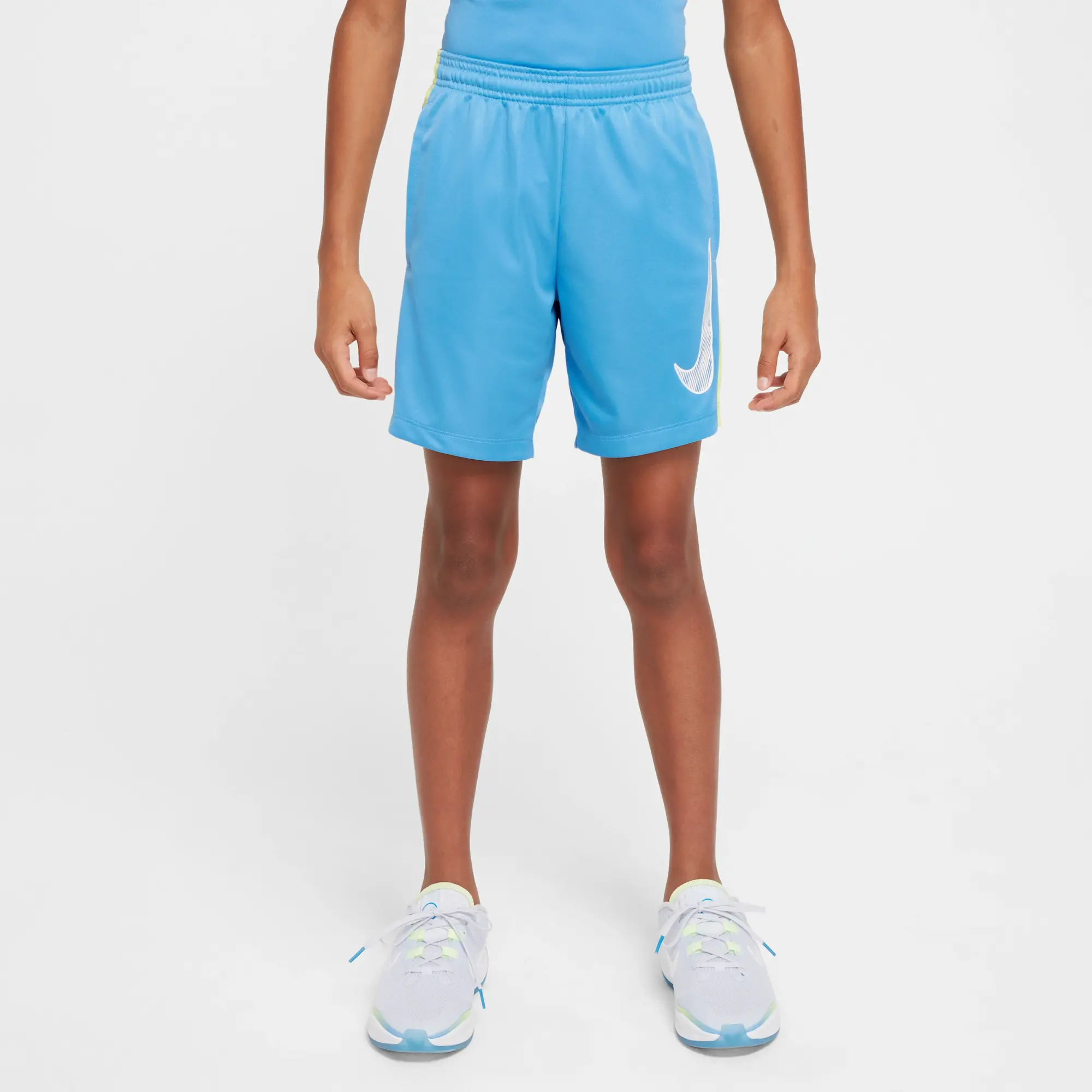 Nike Trophy23 Older Kids' Dri-FIT Shorts - Blue - Polyester