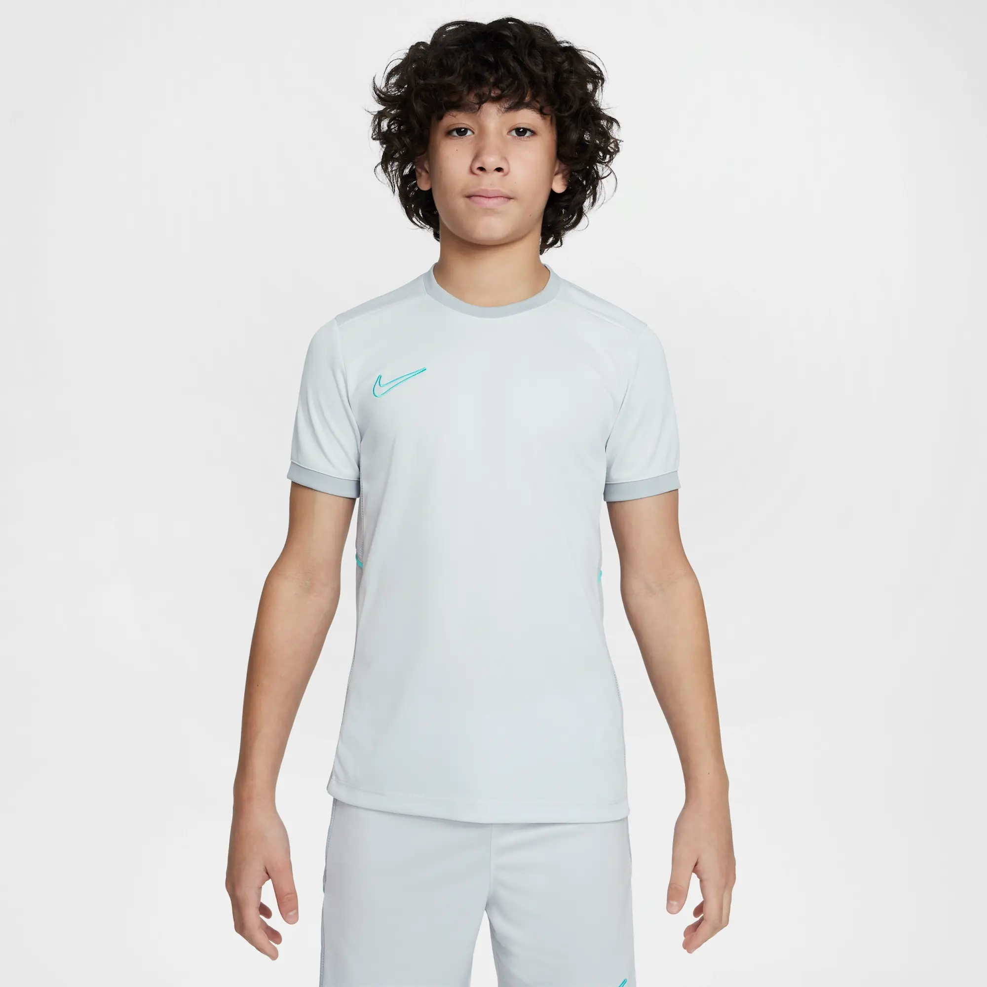 Nike Academy Older Kids' Dri-FIT Football Top - Grey - Polyester