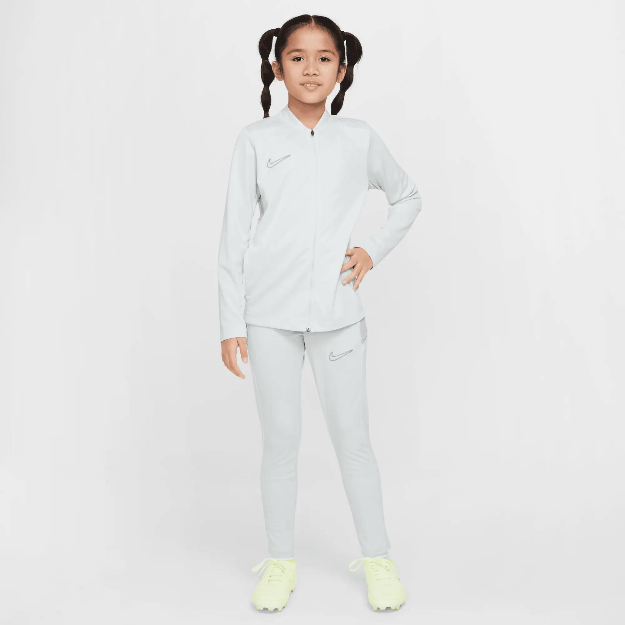 Nike Academy Older Kids' Dri-FIT Football Tracksuit - Grey - Polyester