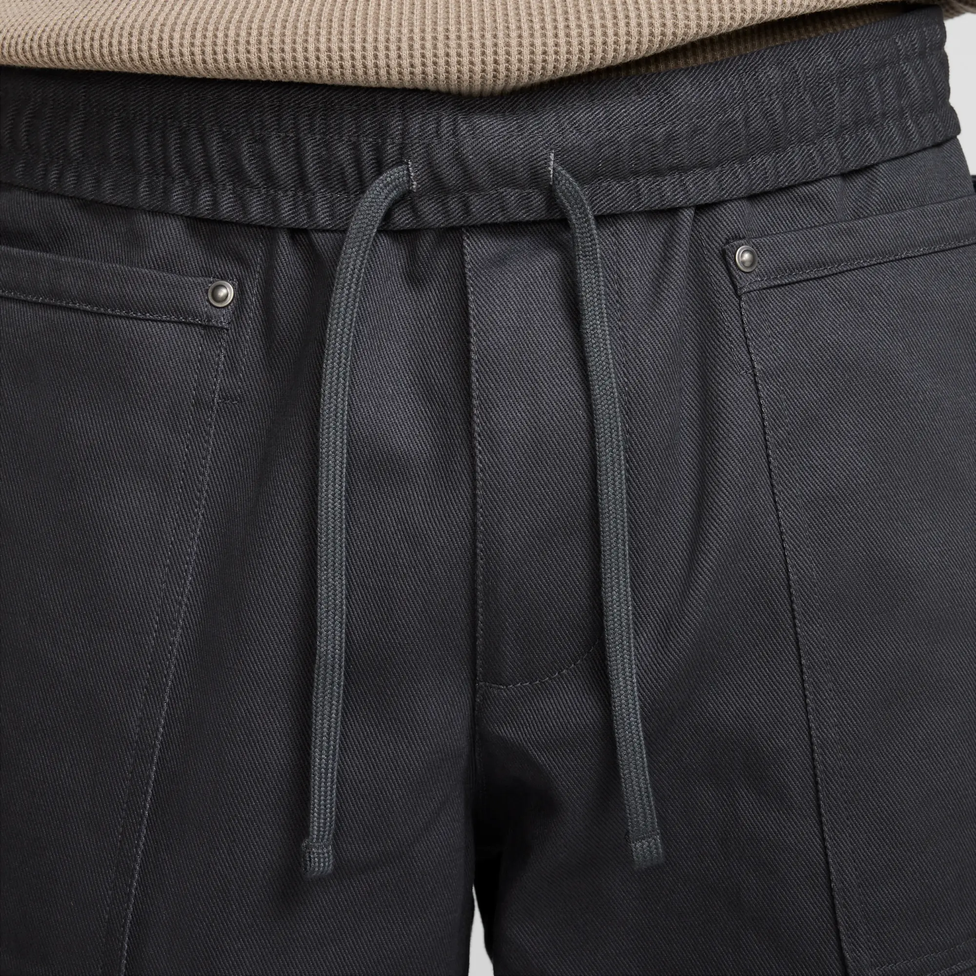 Nike Life Men's Utility Trousers - Grey - Cotton