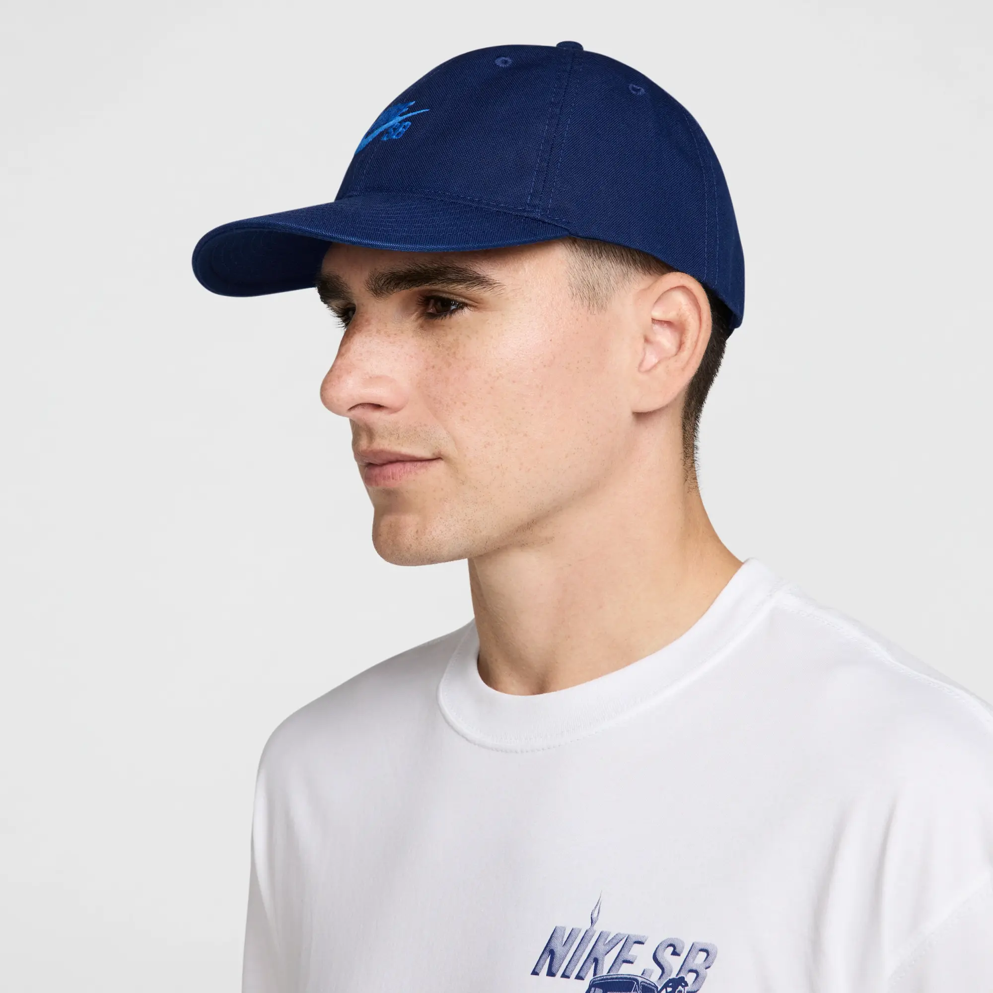 Nike SB Club Unstructured Skate Cap - Blue - Cotton