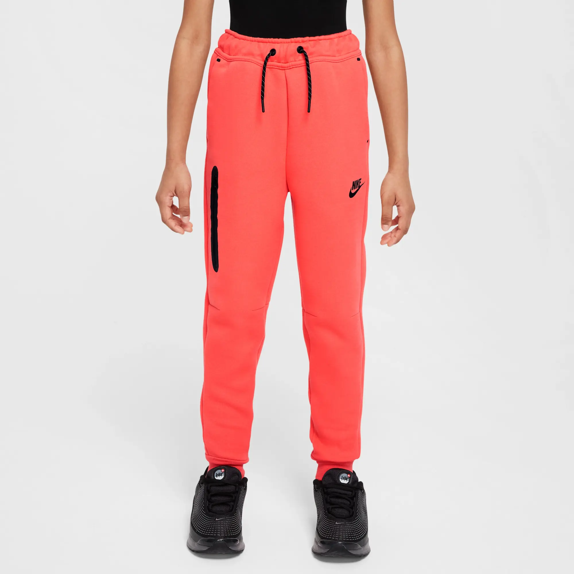 Nike Sportswear Tech Fleece Older Kids' (Girls') Joggers - Orange - Cotton/Polyester