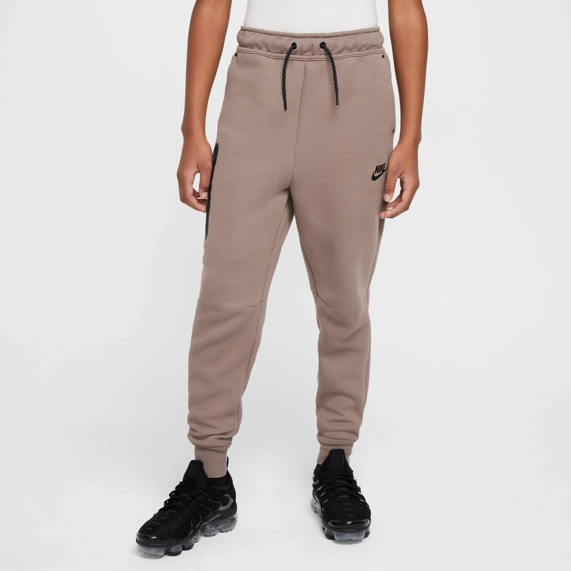 Nike Sportswear Tech Fleece Older Kids' (Girls') Joggers - Brown - Cotton/Polyester