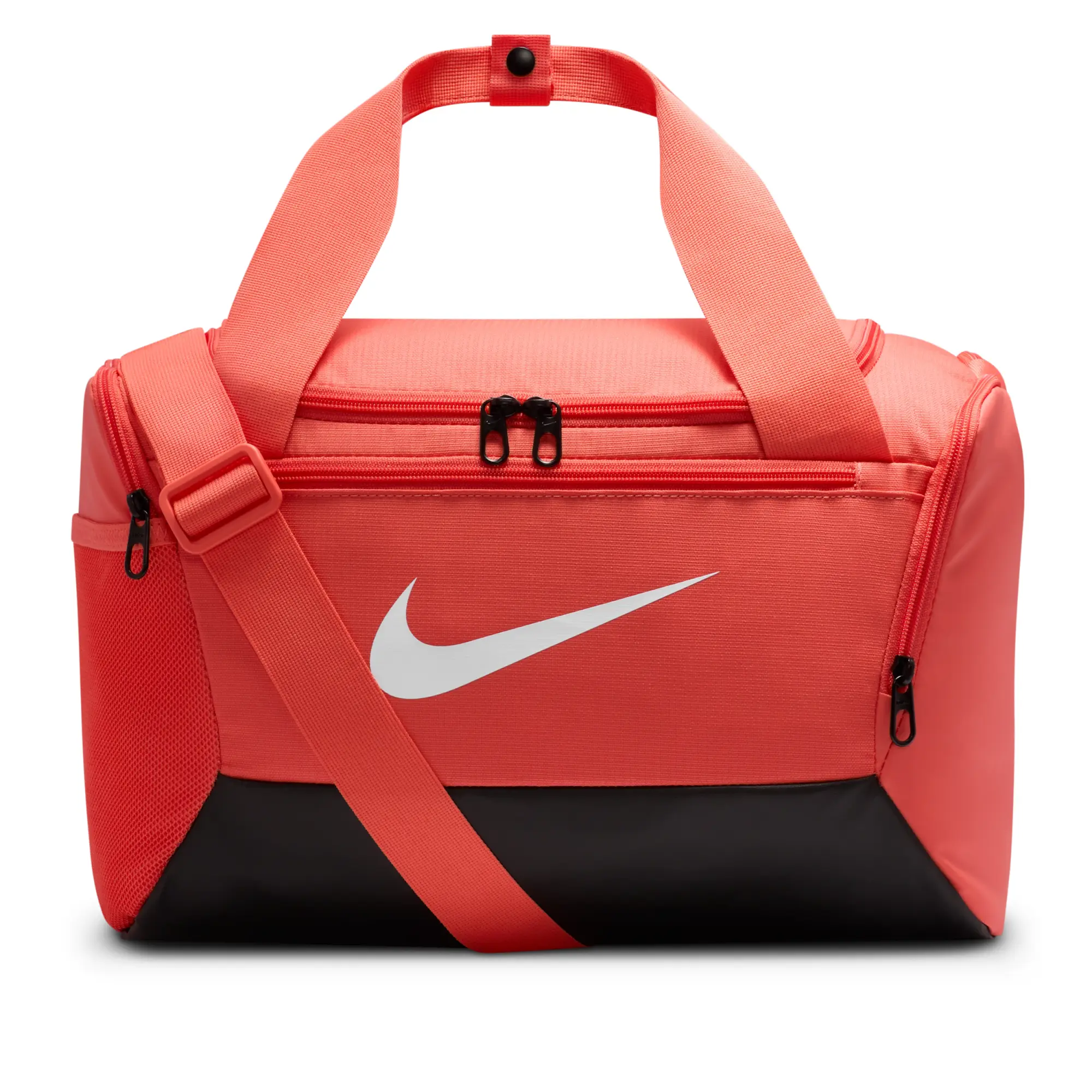 Nike Brasilia 9.5 Training Duffel Bag (Extra-Small, 25L) - Orange - Polyester