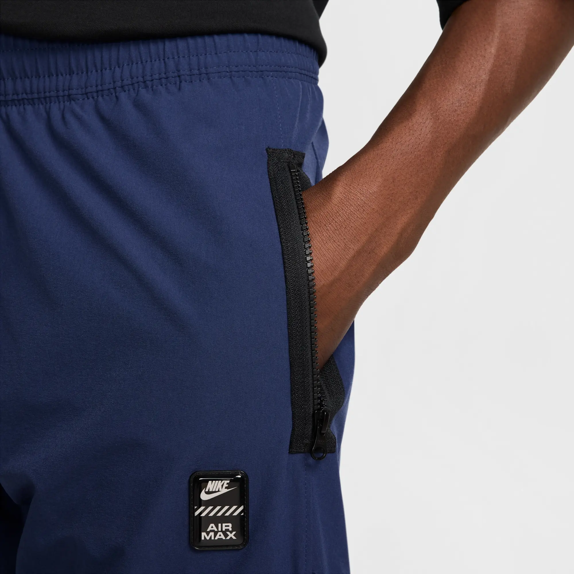 Nike Sportswear Air Max Men's Woven Cargo Trousers - Blue - Nylon/Elastane