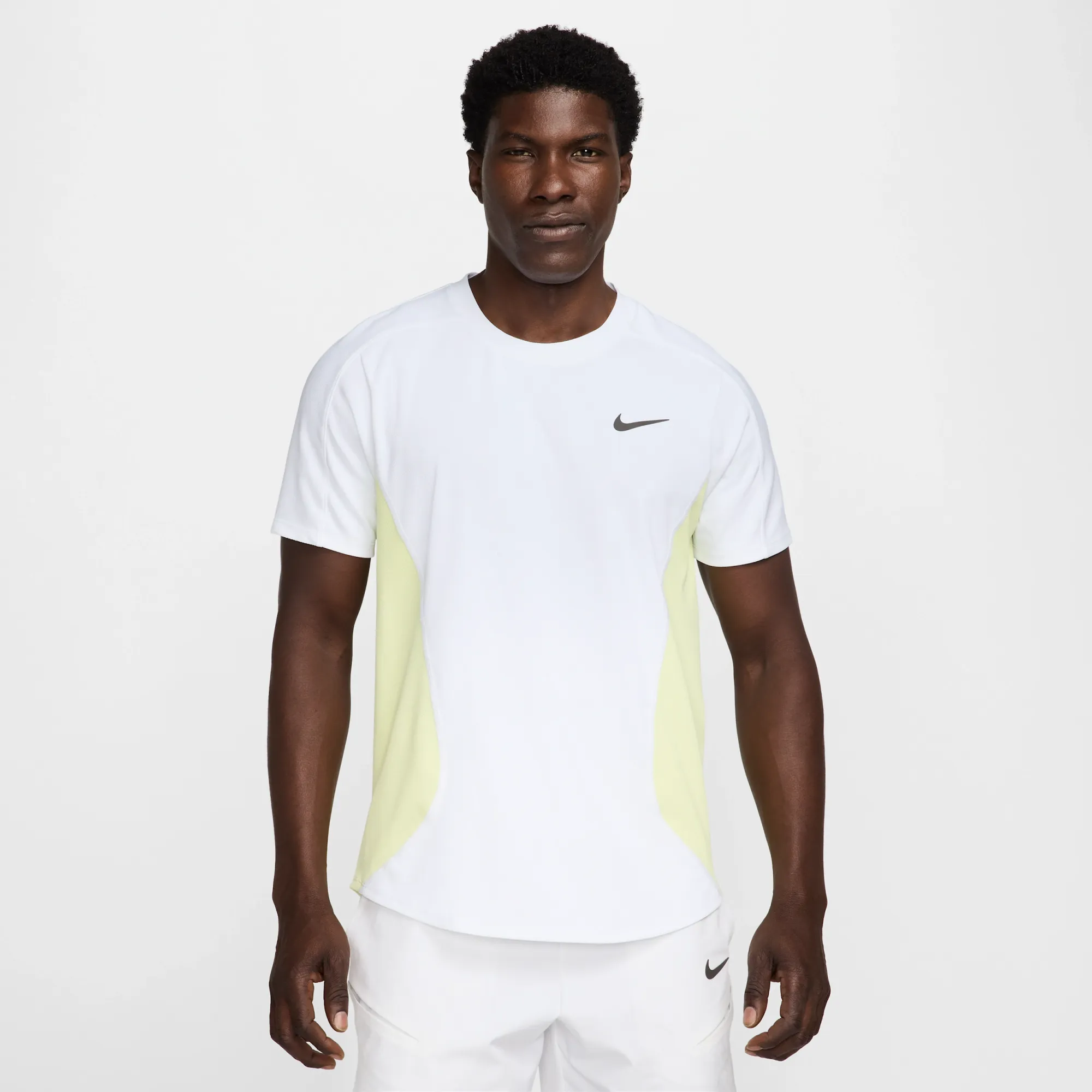 NikeCourt Slam Men's Dri-FIT Tennis Top - White - Polyester