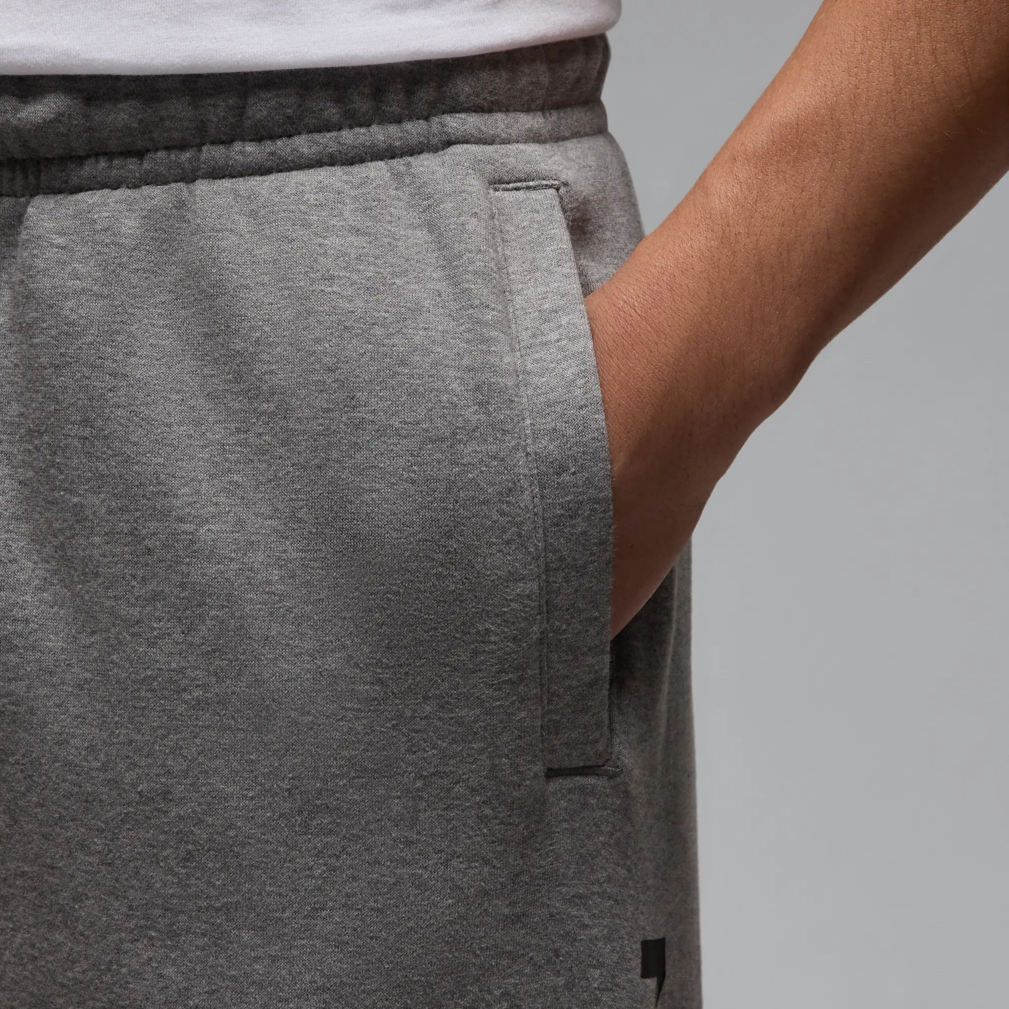 Nike Jordan Essentials Men's Fleece Joggers - Grey - Cotton/Polyester