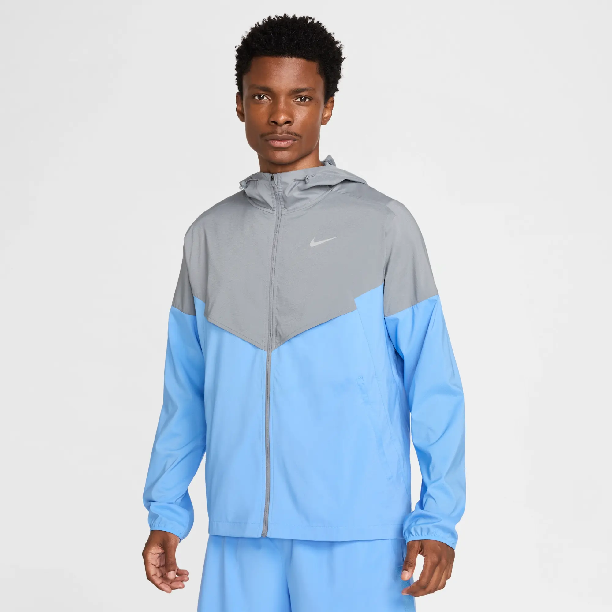 Nike Run Repel UV Windrunner - Blue - Size 2XL - Blue