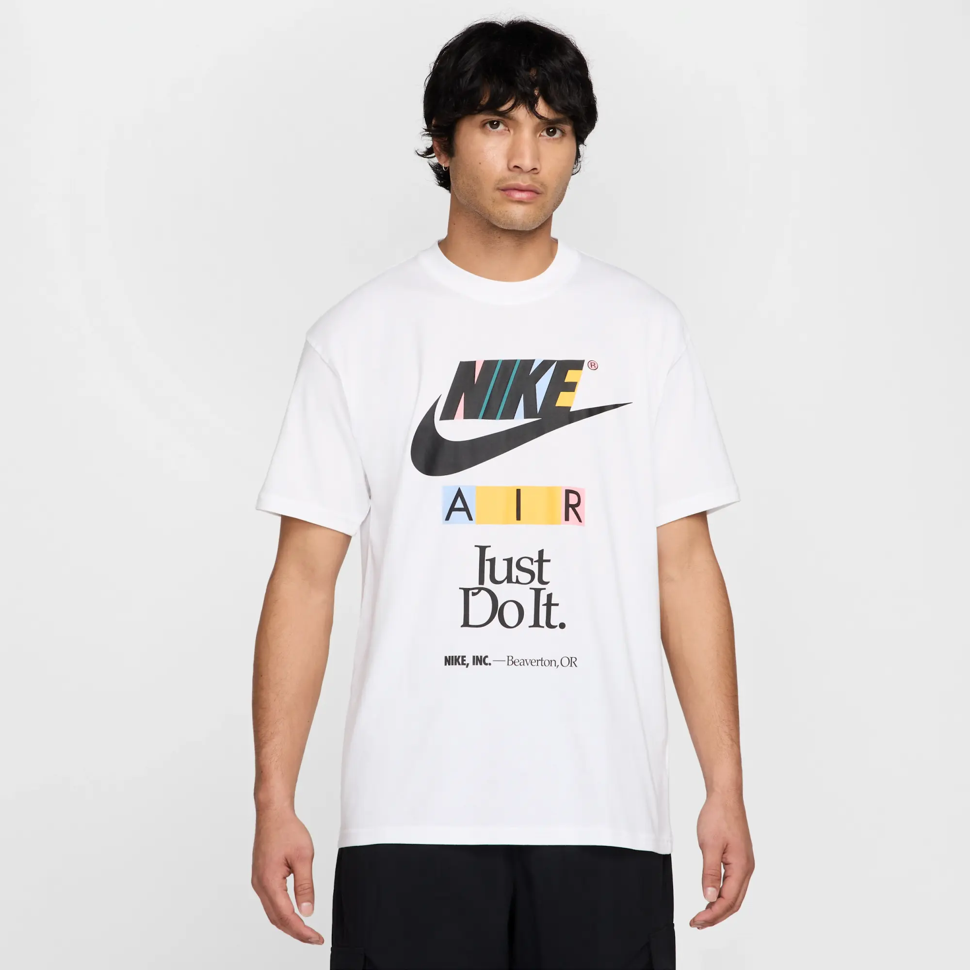 Nike Sportswear Men's Max90 T-Shirt - White - Cotton