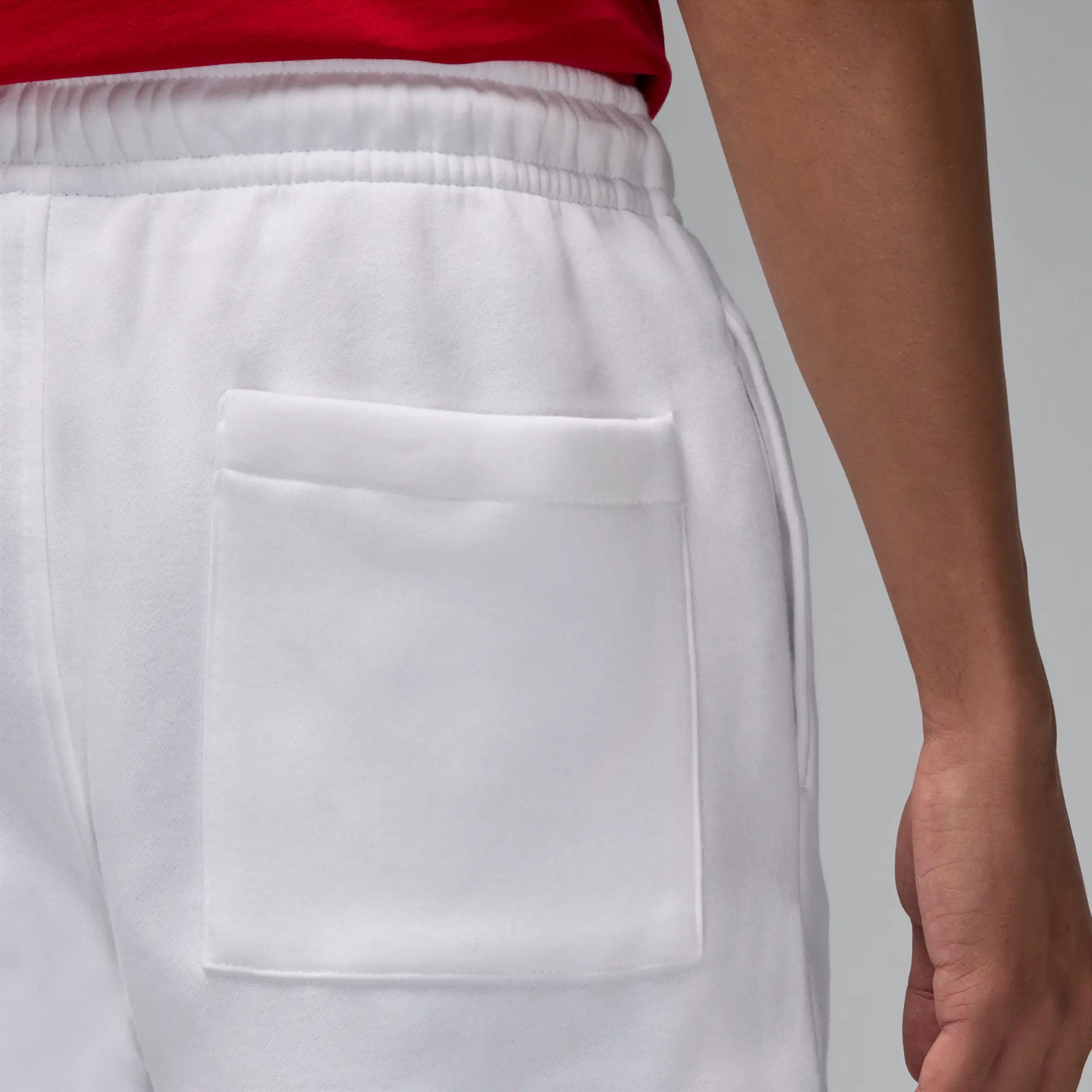 Nike Jordan Brooklyn Fleece Men's Trousers - White - Cotton/Polyester