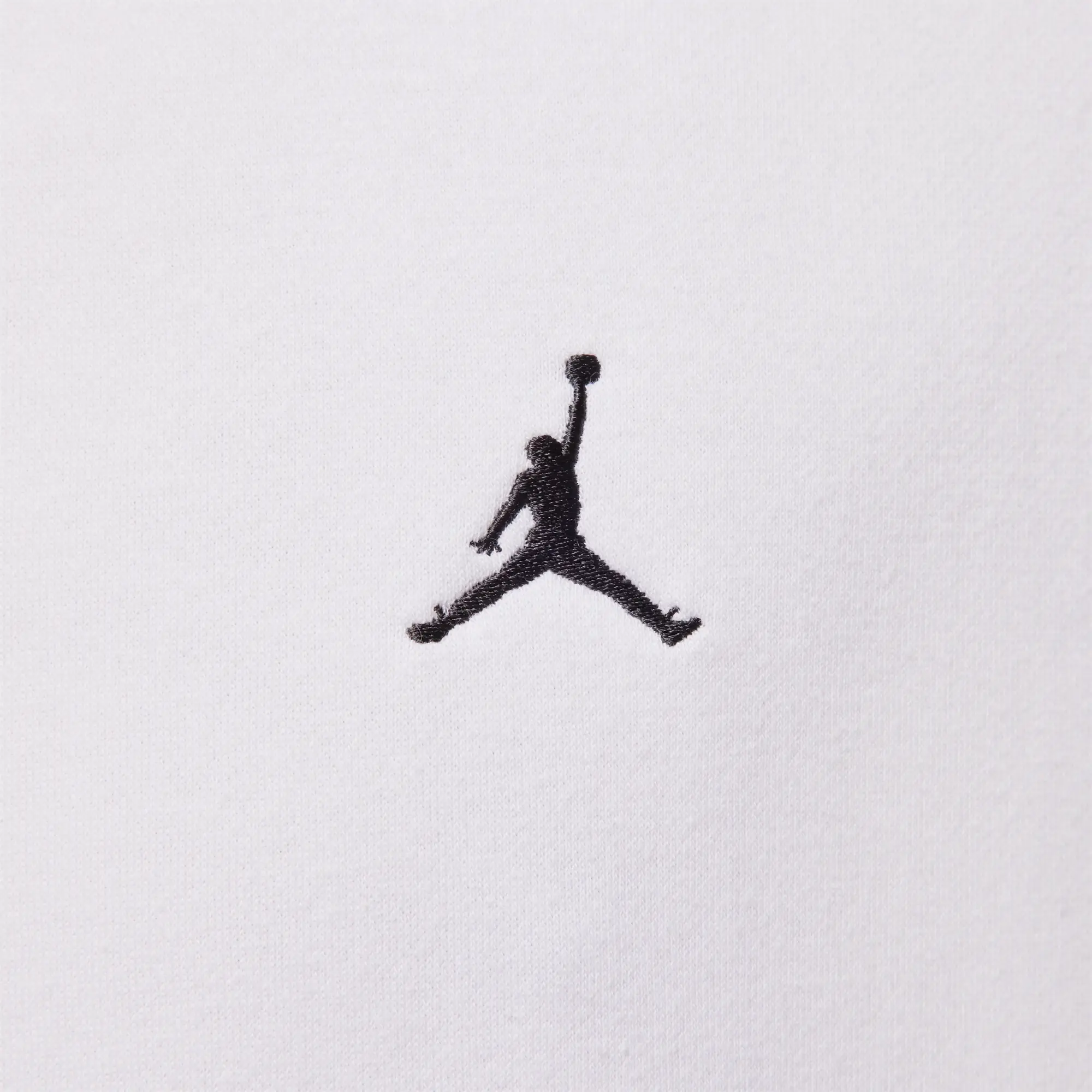 Nike Jordan Brooklyn Fleece Men's Crew-Neck Sweatshirt - White - Cotton/Polyester