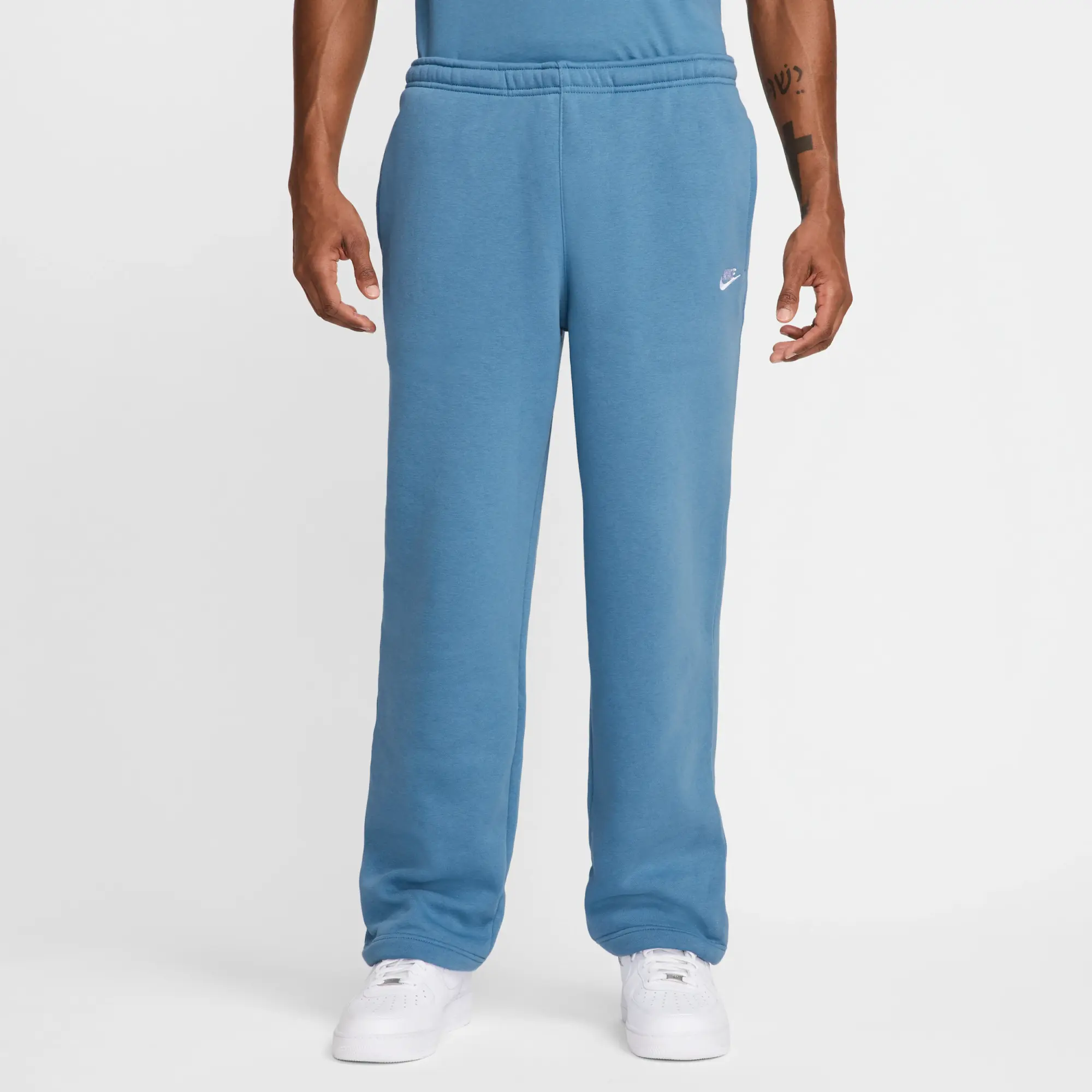 Nike Sportswear Club Men's Fleece Trousers - Blue - Cotton/Polyester