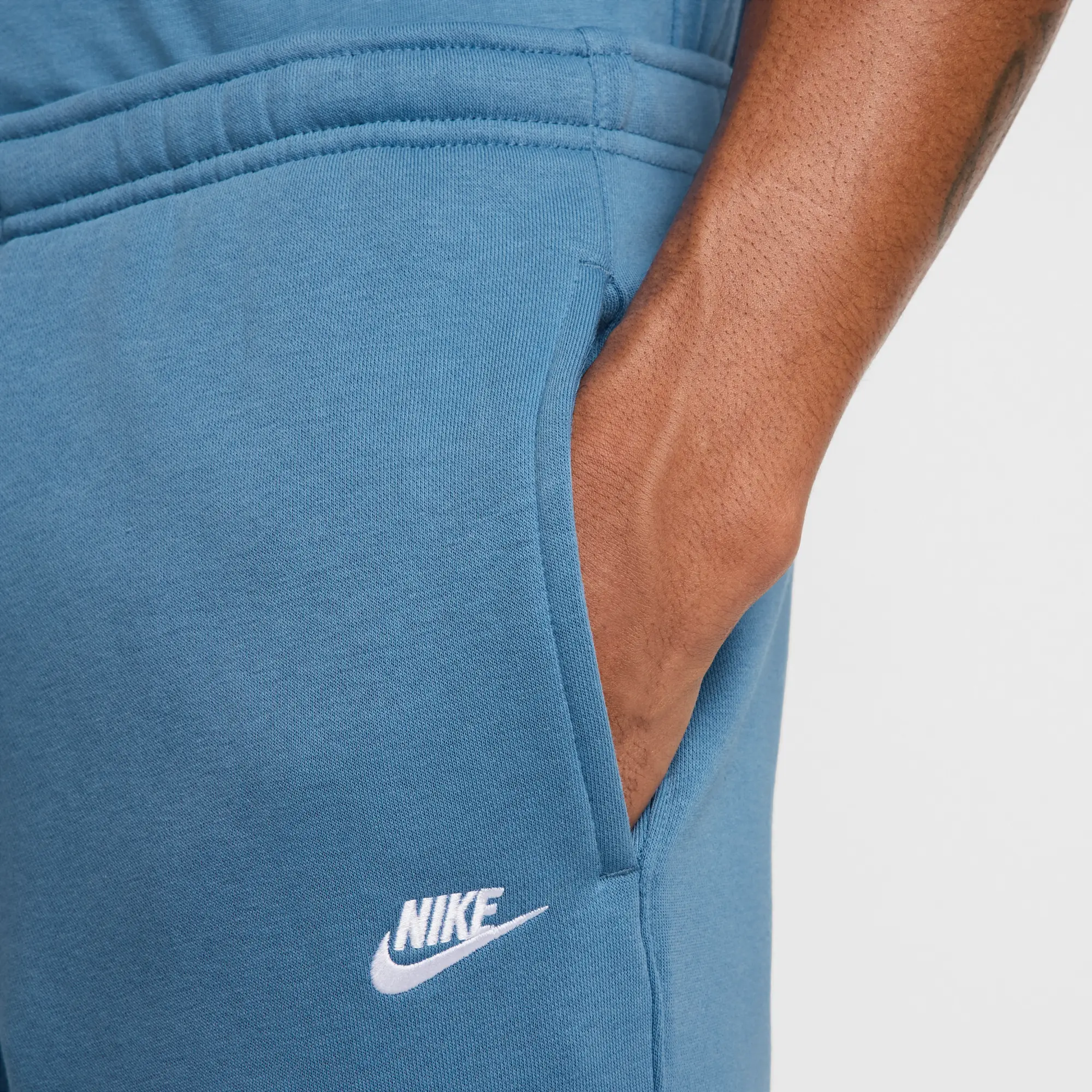 Nike Sportswear Club Men's Fleece Trousers - Blue - Cotton/Polyester