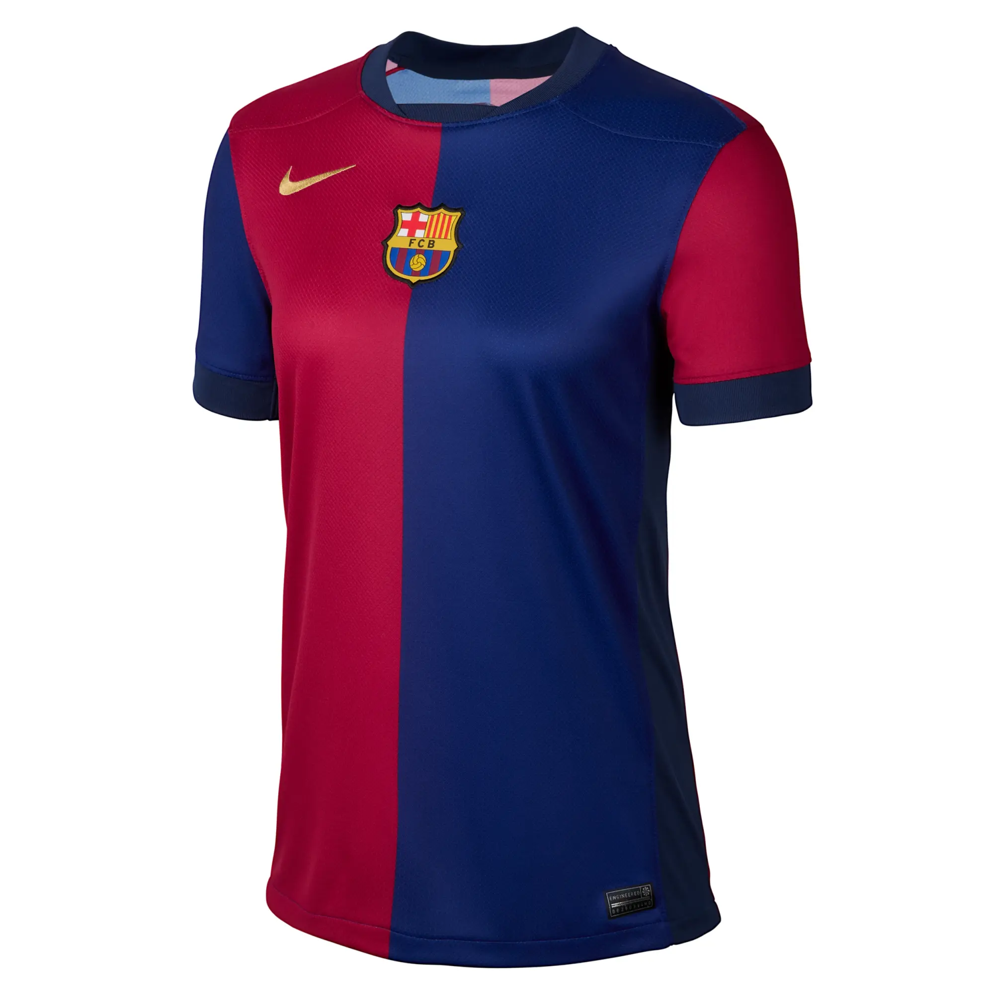 F.C. Barcelona 2024/25 Stadium Home Women's Nike Dri-FIT Football Replica Shirt - Blue - Polyester