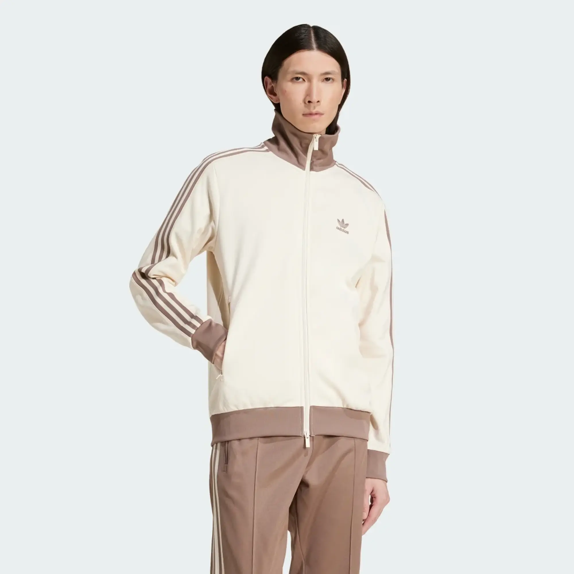 adidas Originals adidas Classic Track Top Wonder White/Trace Brown