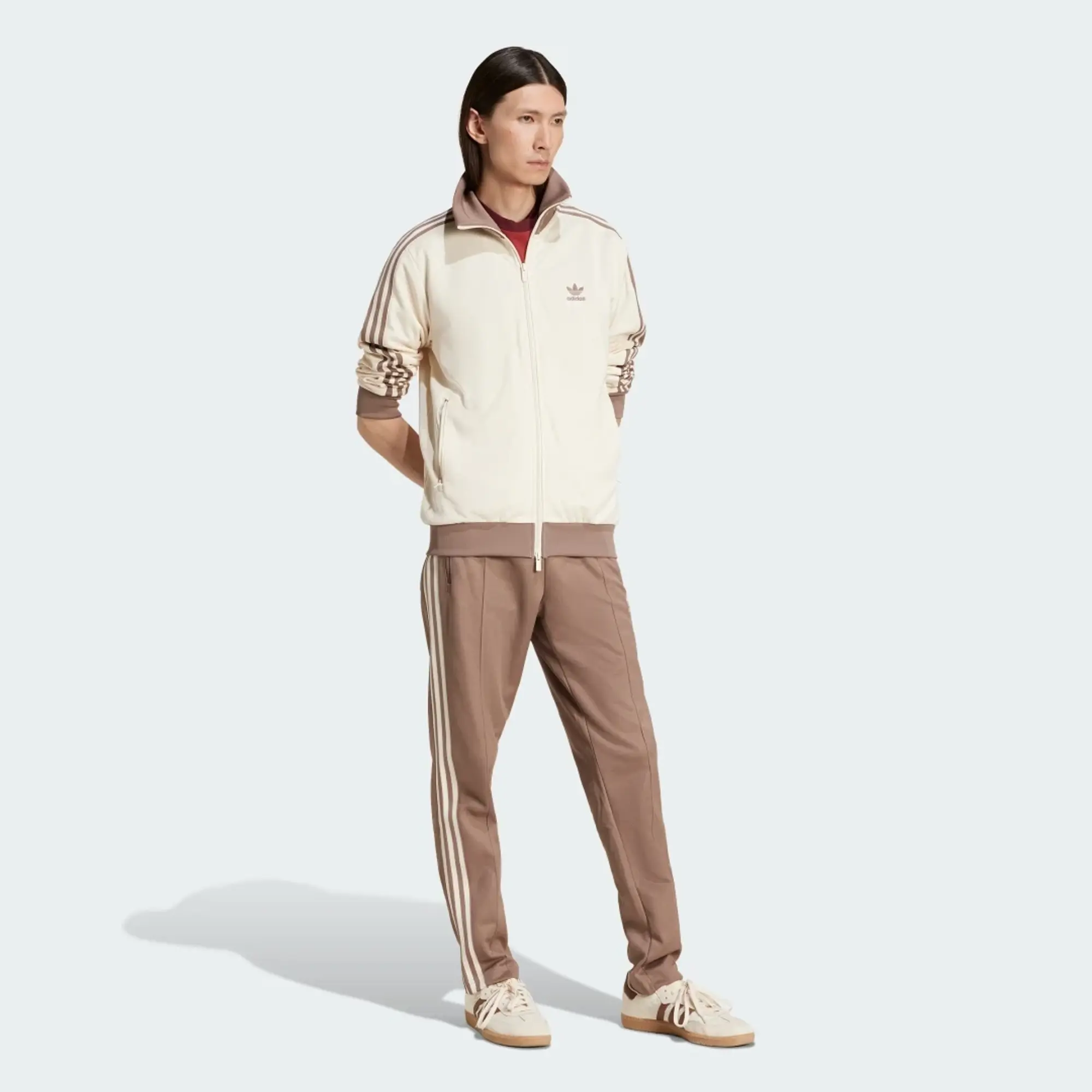 adidas Originals adidas Classic Track Top Wonder White/Trace Brown
