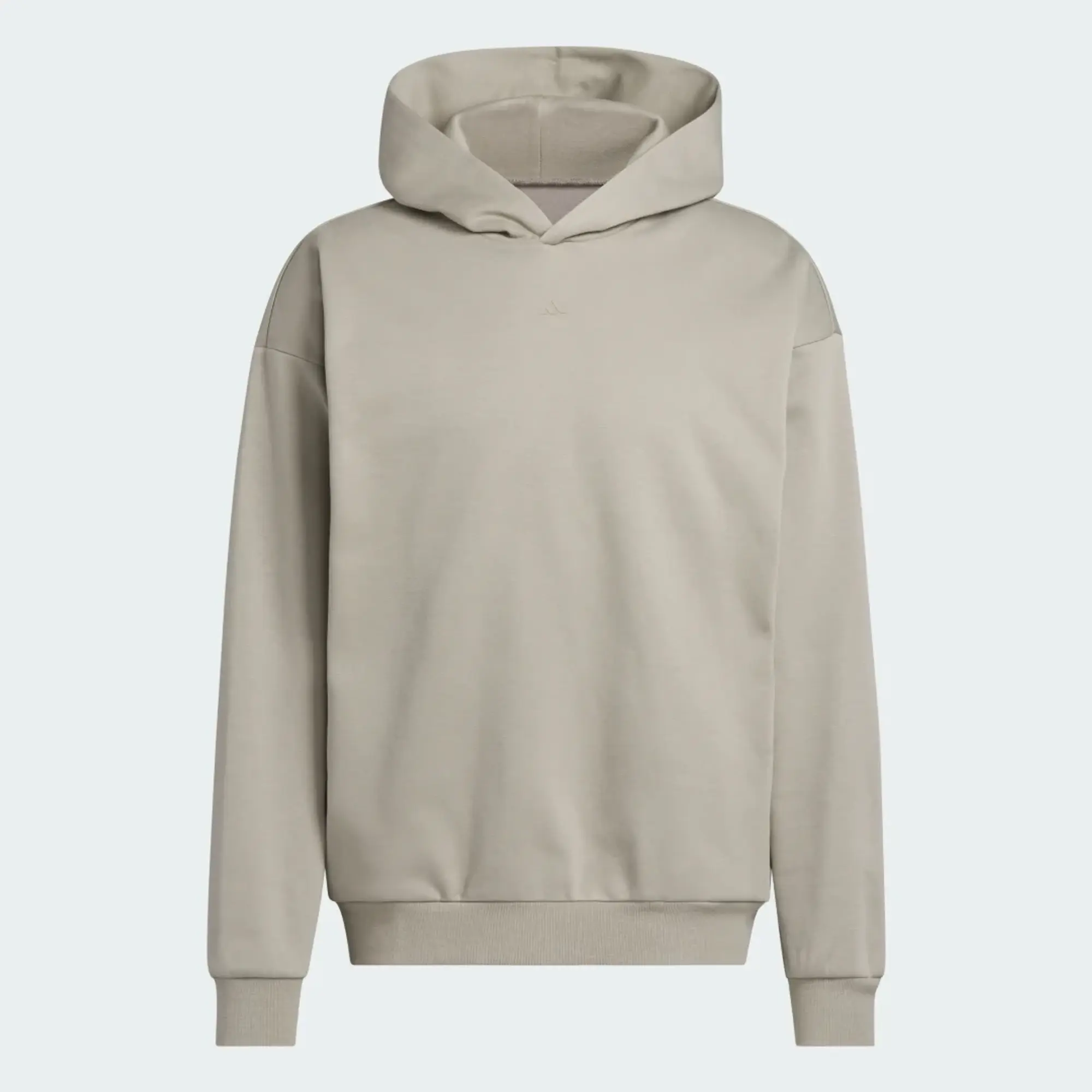 Adidas Basketball Unisex Fleece Hoodie In Beige-Neutral