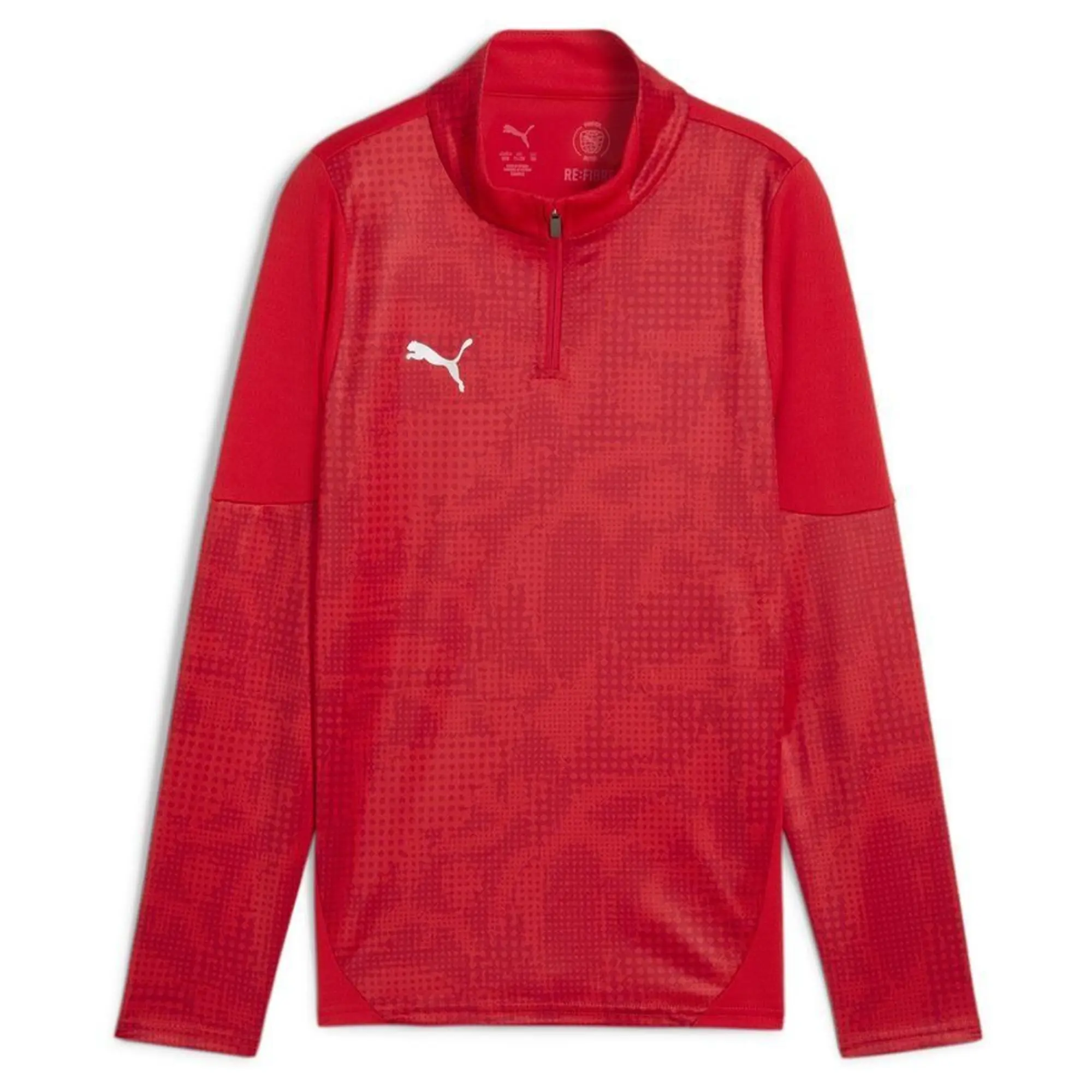 Puma Training Shirt Teamcup 1/4 Zip - ['Red']