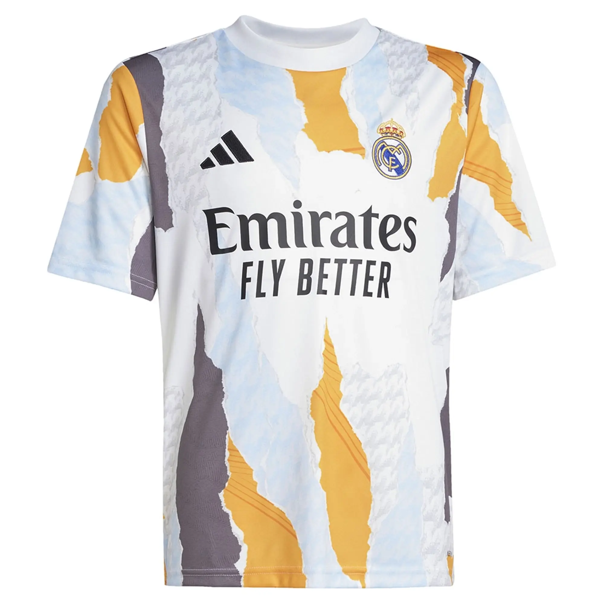 Adidas Real Madrid 24/25 Pre Match Junior Short Sleeve T-shirt