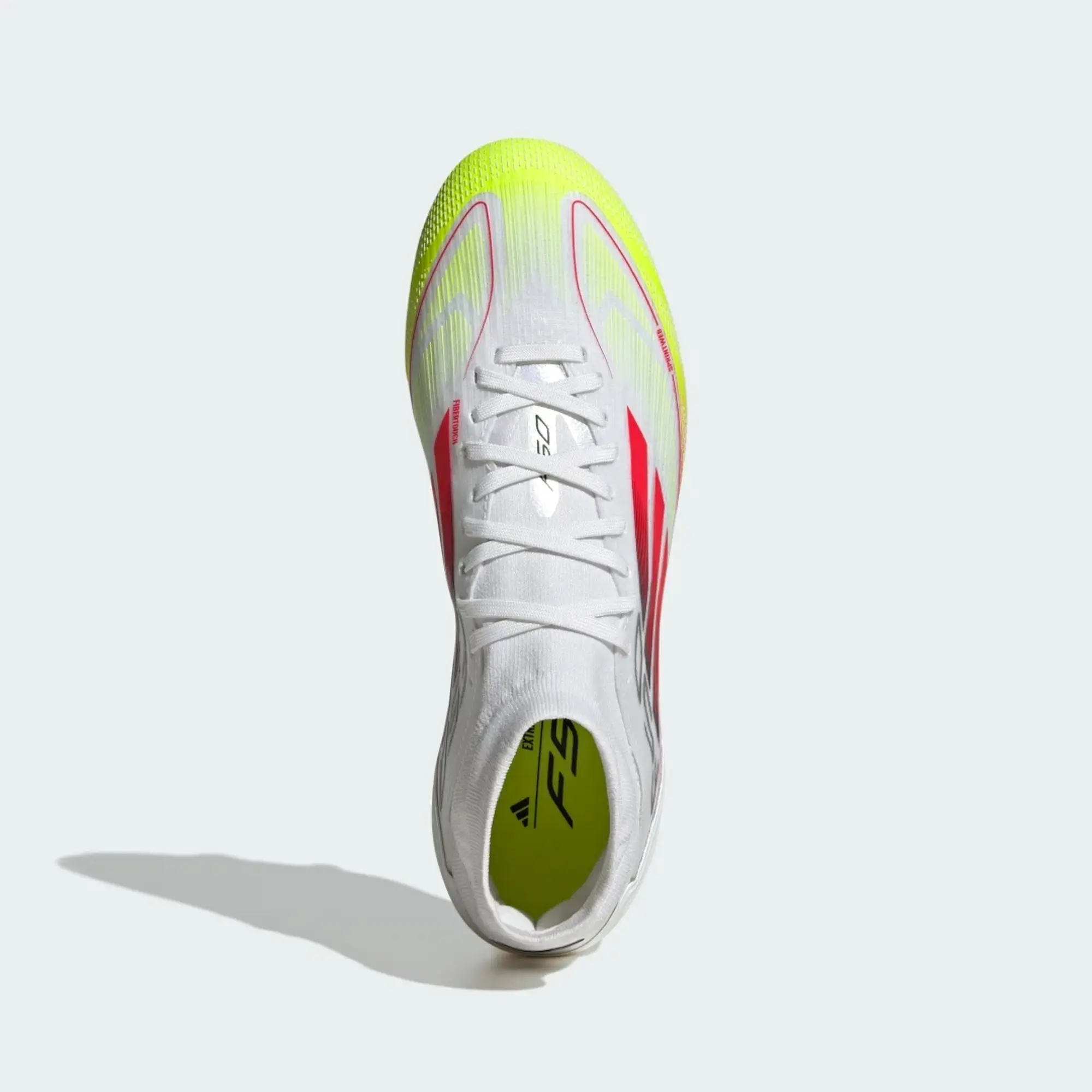 Adidas F50 Pro Mid Fg  - Cloud White / Lucid Red / Solar Yellow