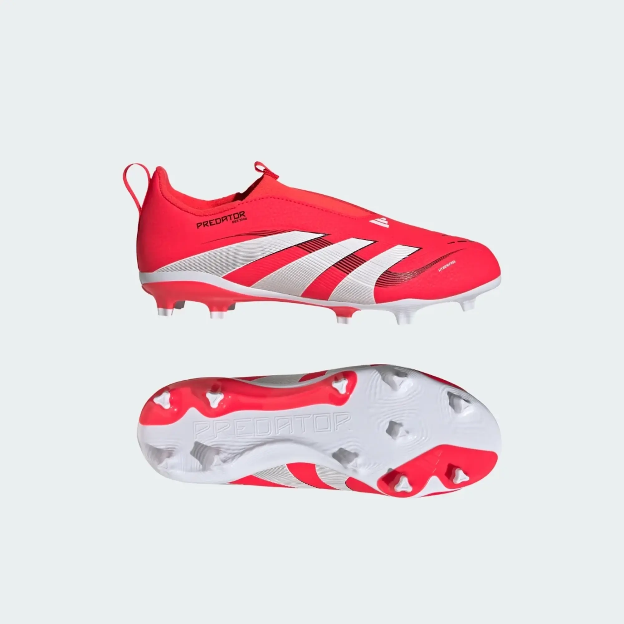 Adidas Predator League Laceless Fg/Ag Pure Victory - ['Red']