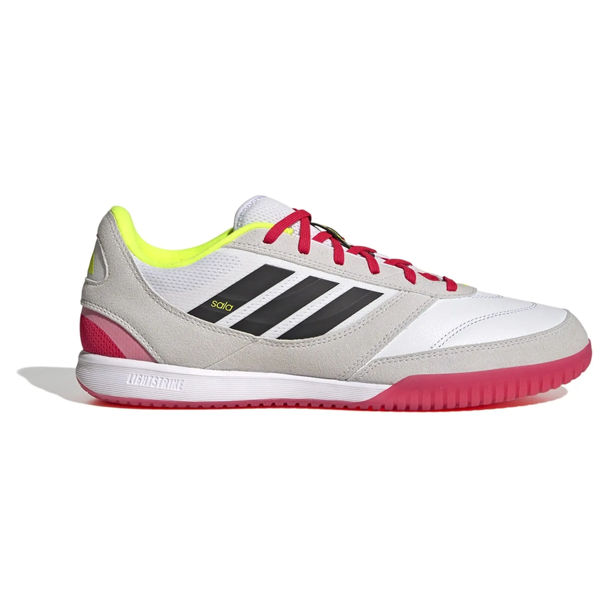 adidas Adult Futsal Shoes Top Sala - White/Red