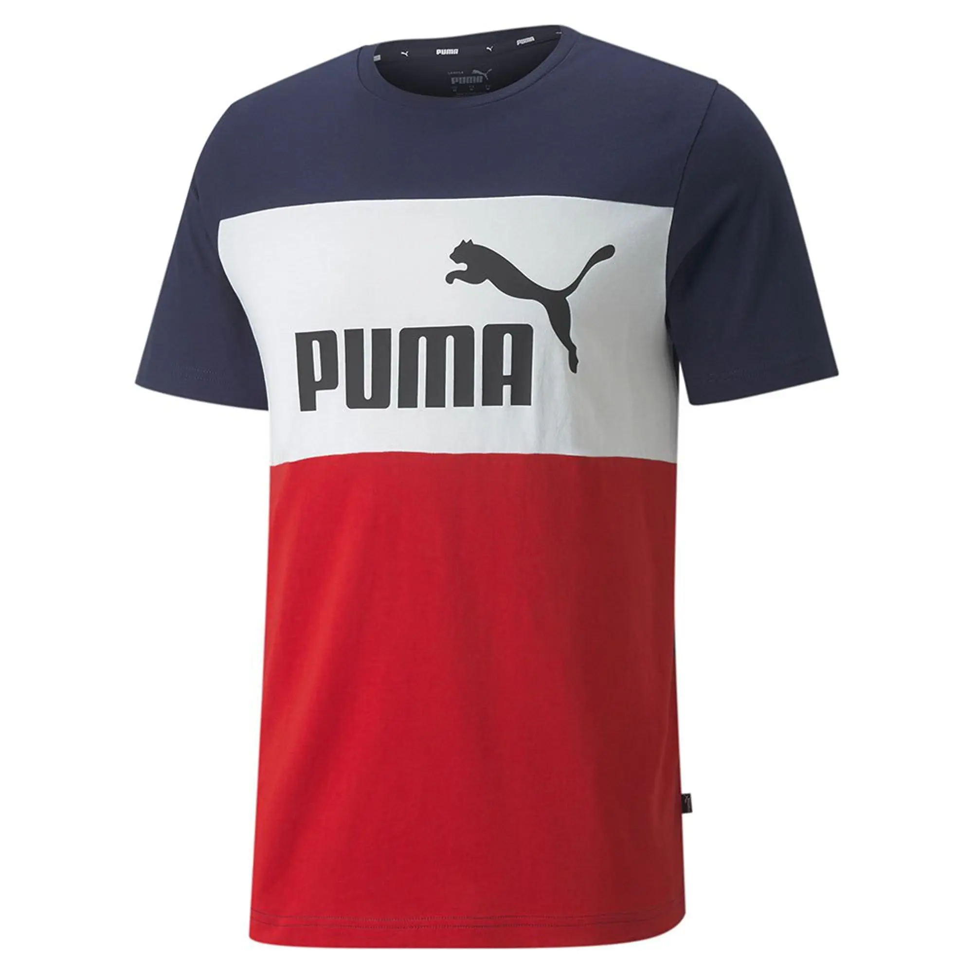 Puma Ess+ Colorblock Short Sleeve T-shirt