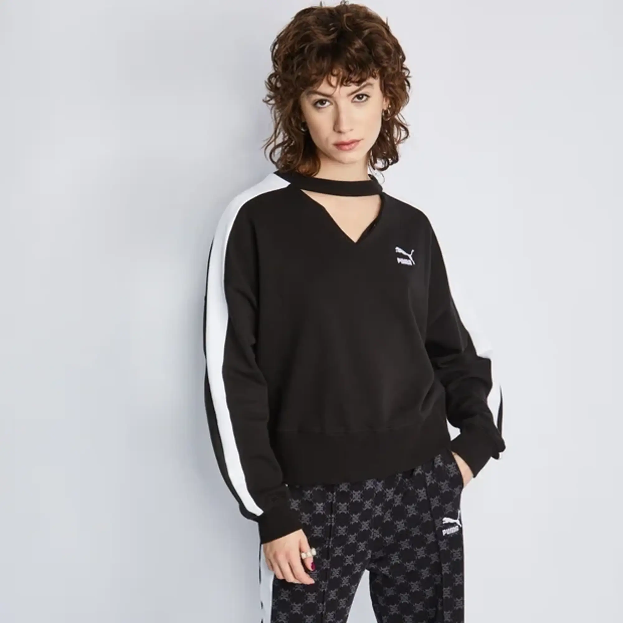 Puma Icon T7 Women Sweatshirts - Black