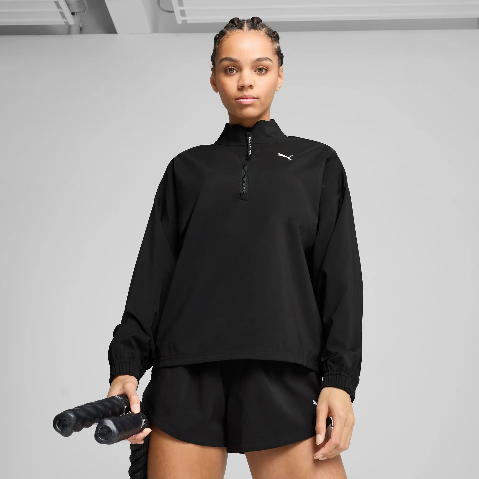 PUMA Strong Woven Jacket Women, Black