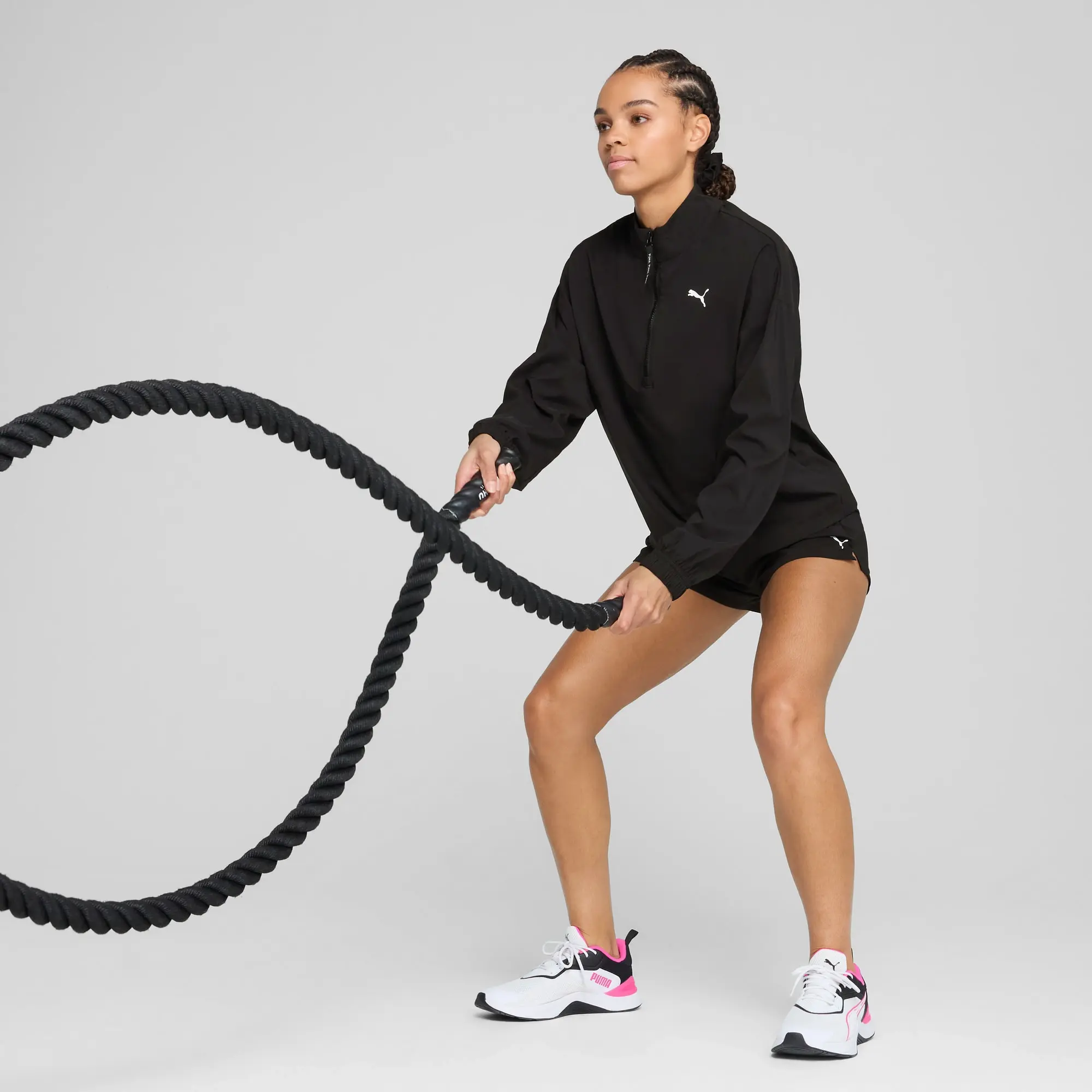PUMA Strong Woven Jacket Women, Black