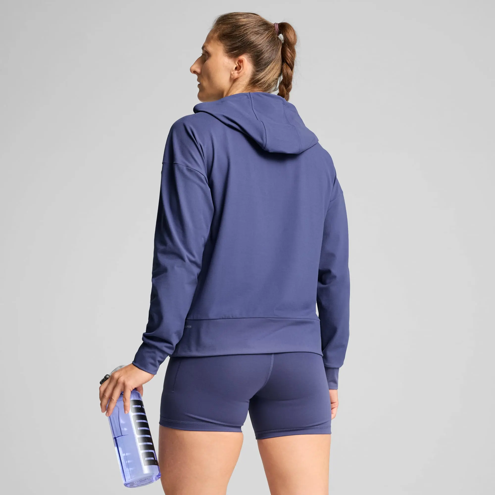 PUMA Cloudpsun Hoodie Women, Blue Crystal
