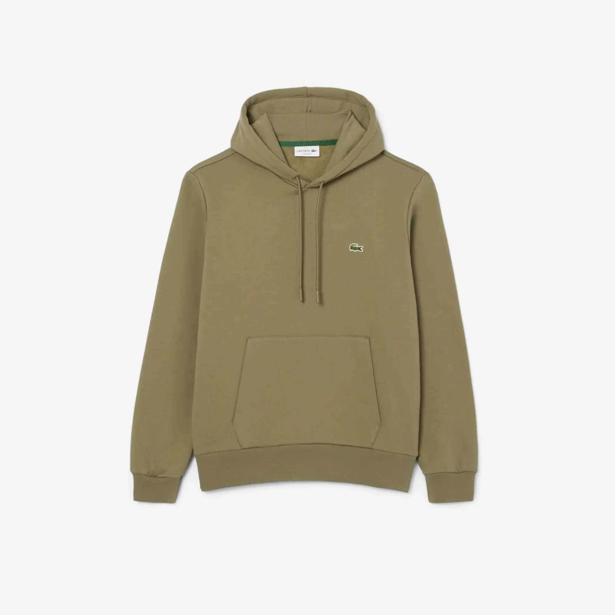 Lacoste Fleece Hoodie - Khaki Green