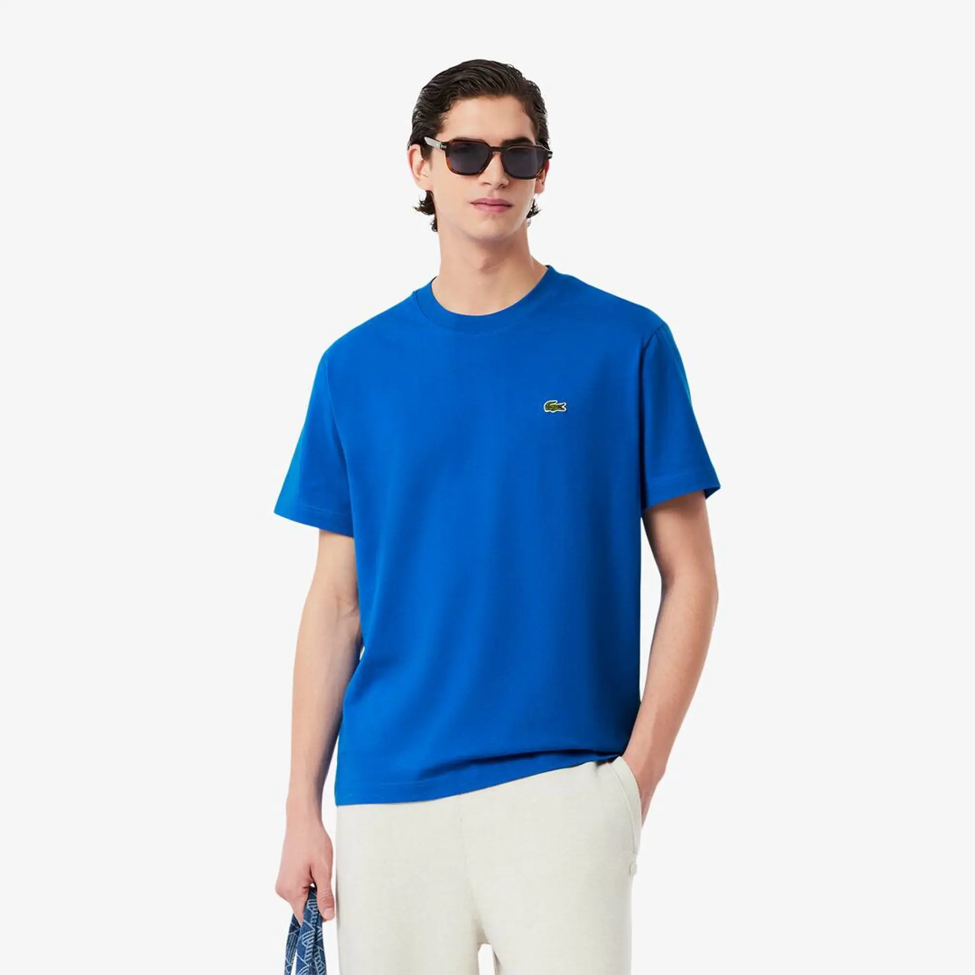 Lacoste Cotton T-shirt - Denim Blue